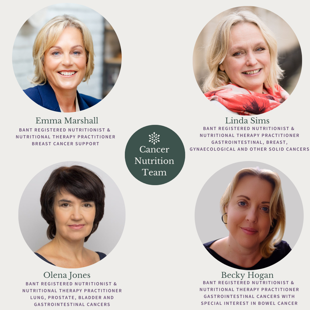 Cancer nutrition team at Synthesis Clinic Integrative Oncology UK