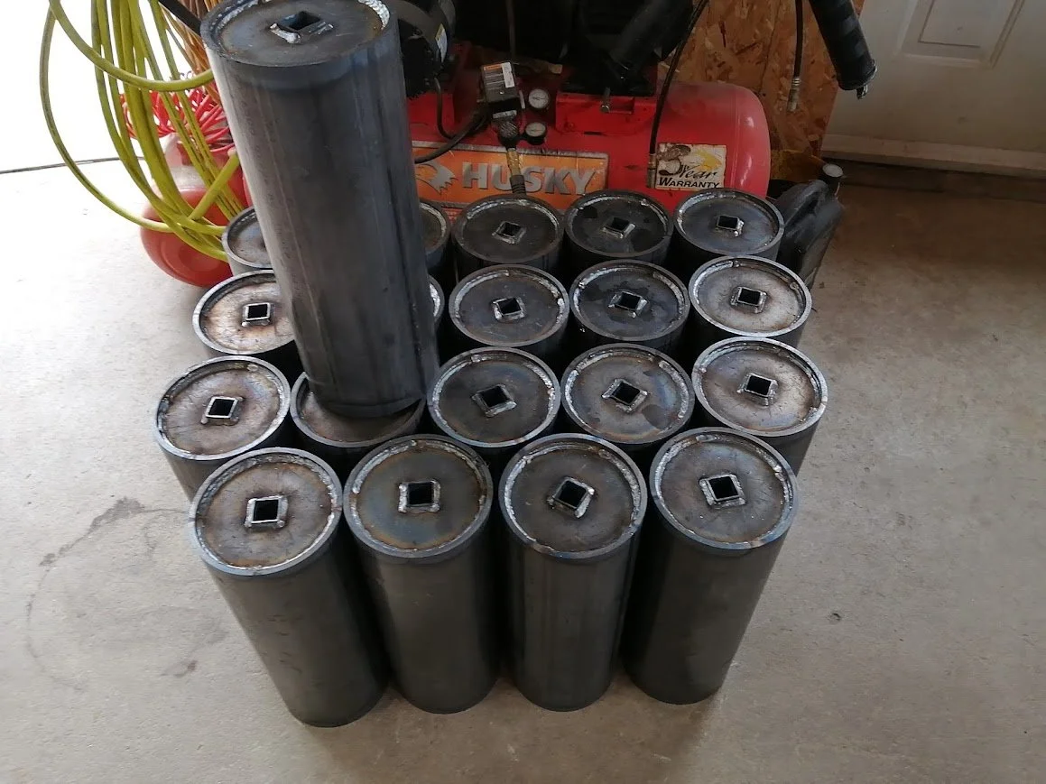 Custom drive rollers.