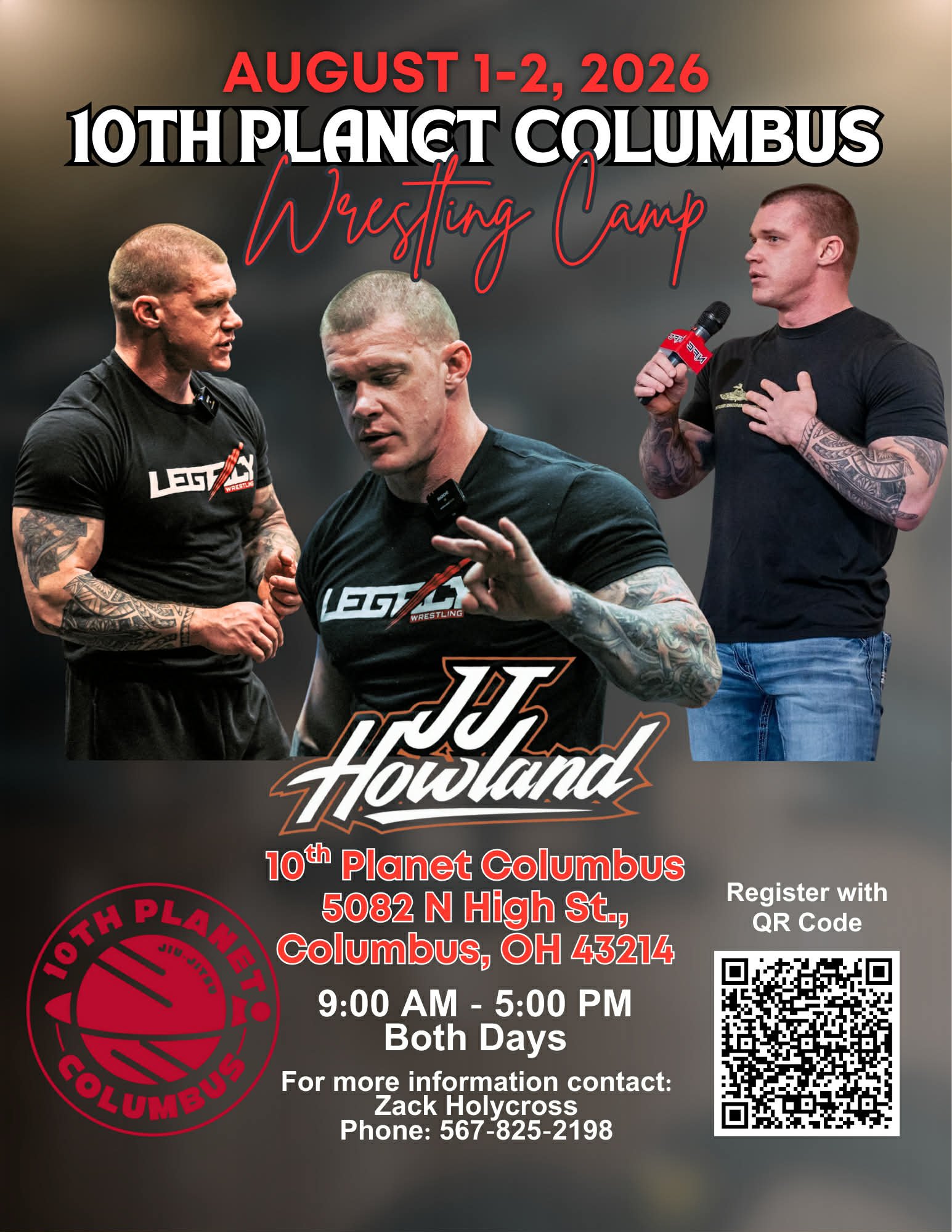 JJ Howland - 2 day wrestling camp