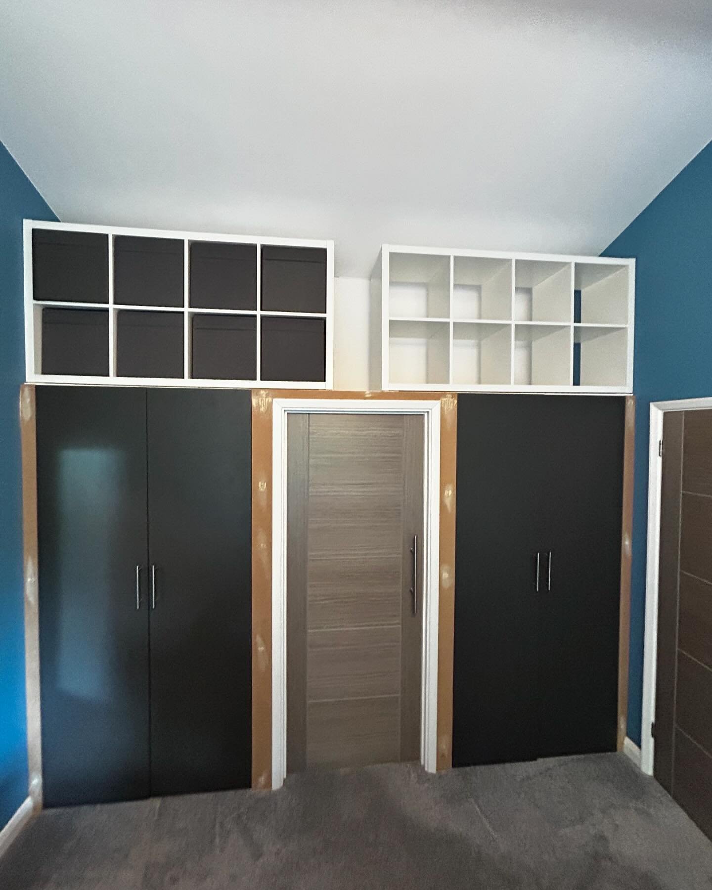 Some wardrobe doors and filler pieces installed to some cupboards in this master bedroom adding the final details to the room