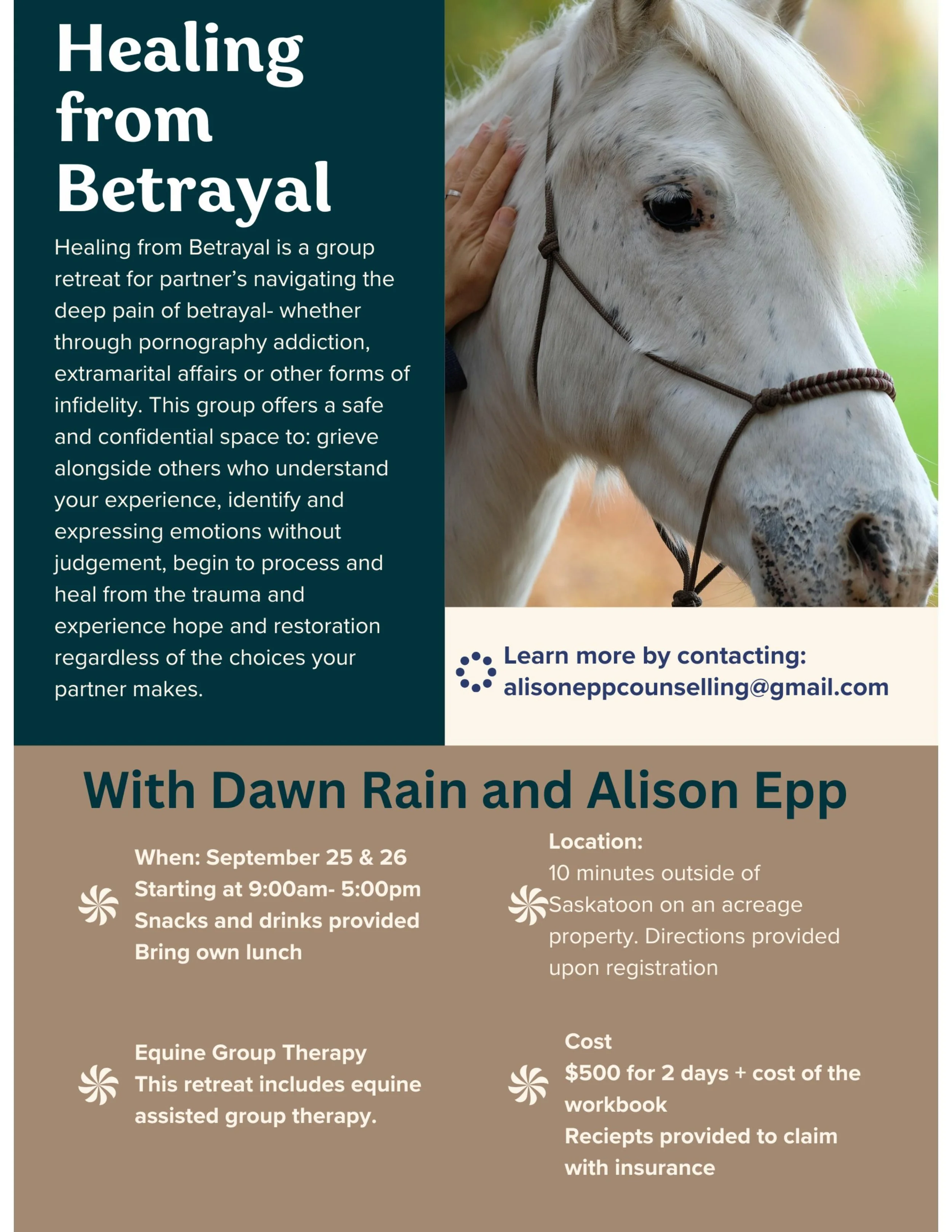 Healing From Betrayal Fall Retreat 2026