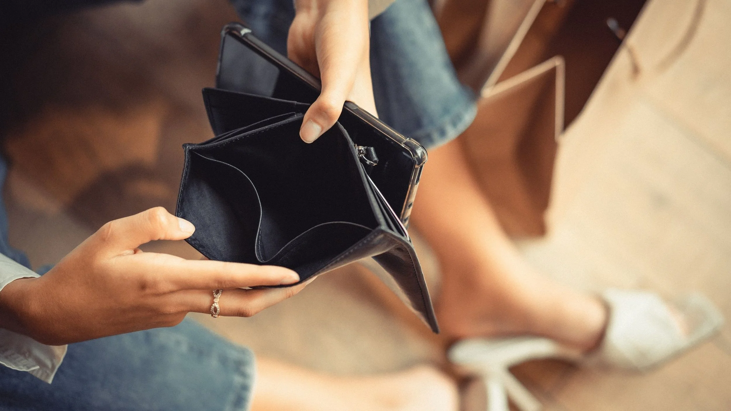 Woman experiencing financial abuse even after the realtionship has ended
