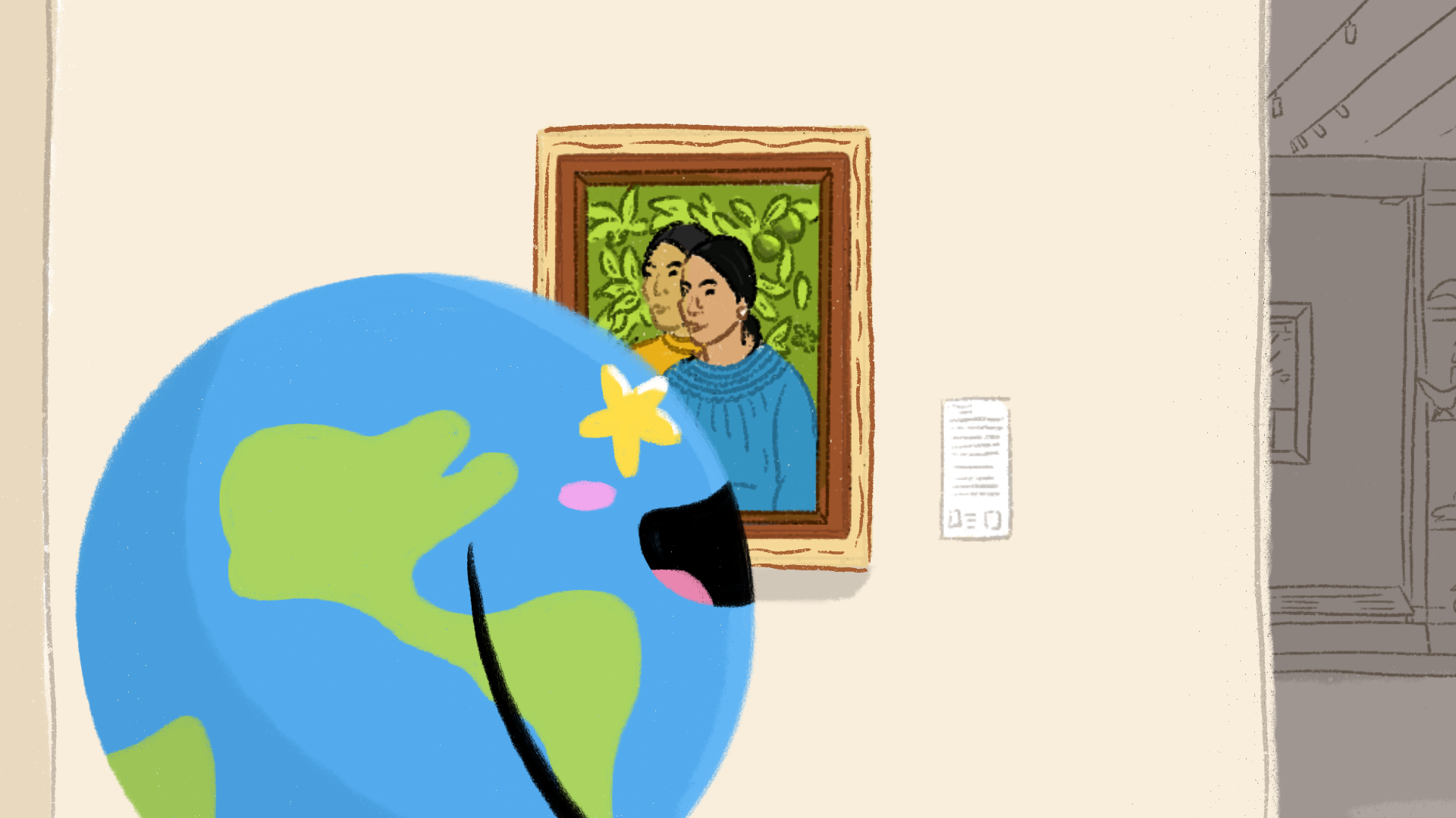 The Painted Portal: 2D Animated-Short & Background Design