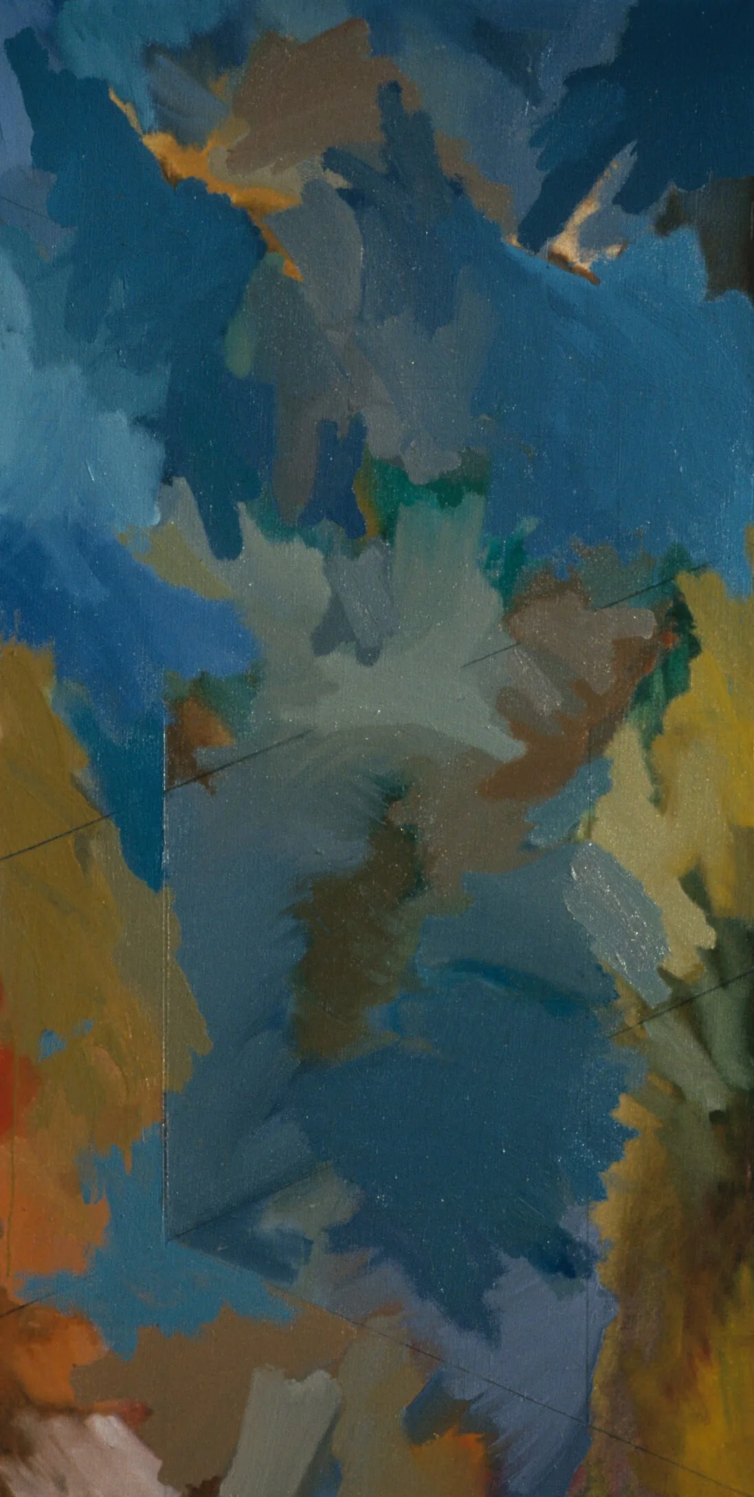 "October" 72x36 Oil 1975