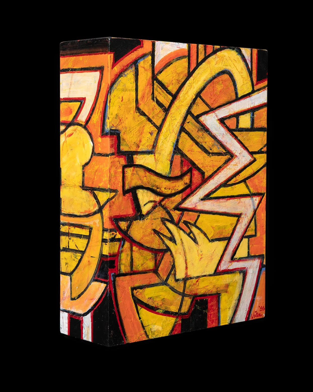 The Fearful Elegance, 2026, 16 x 14 x 4.5 inches, polyurethane and oil