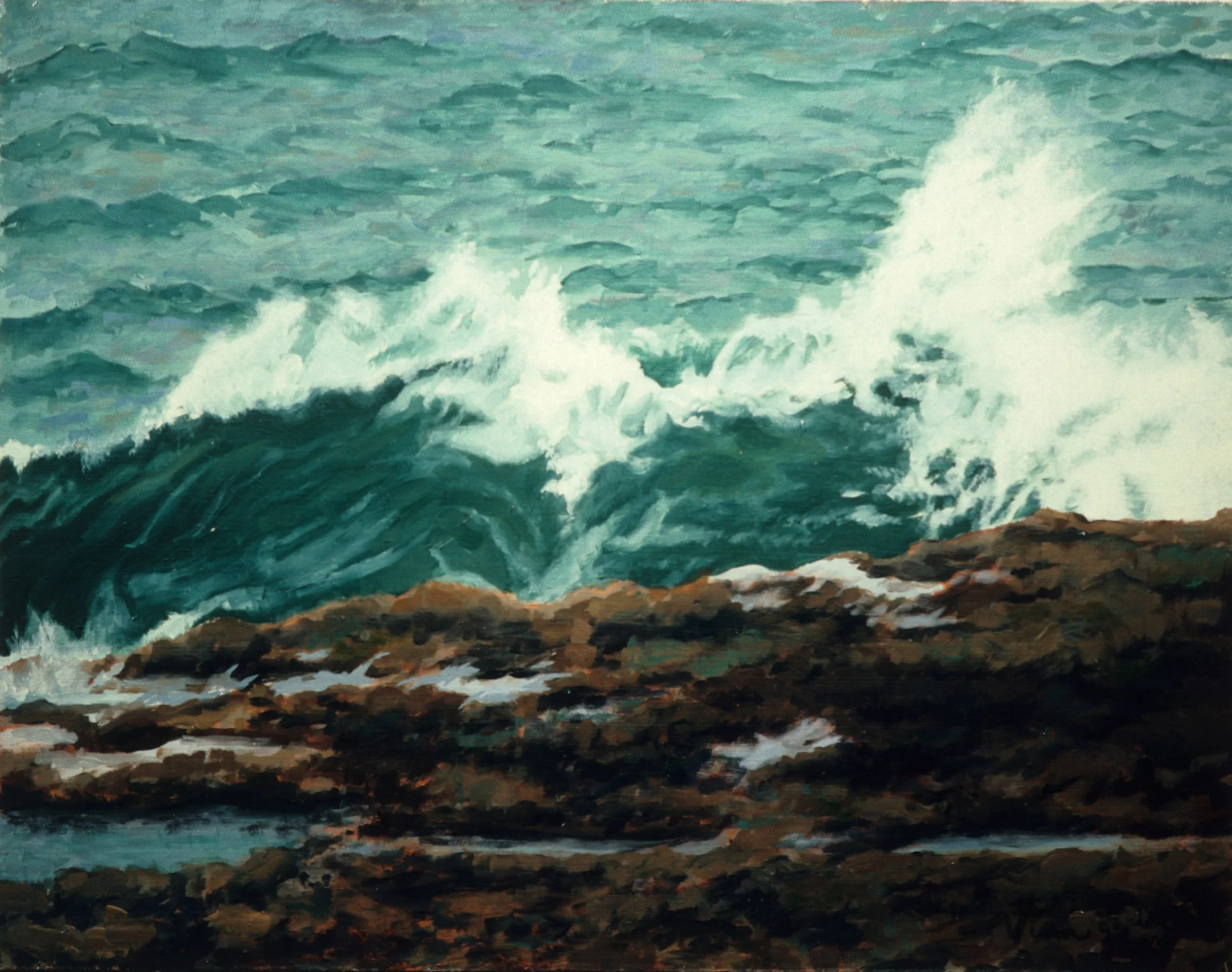 "Cold Spray" 14x20 Oil 1992