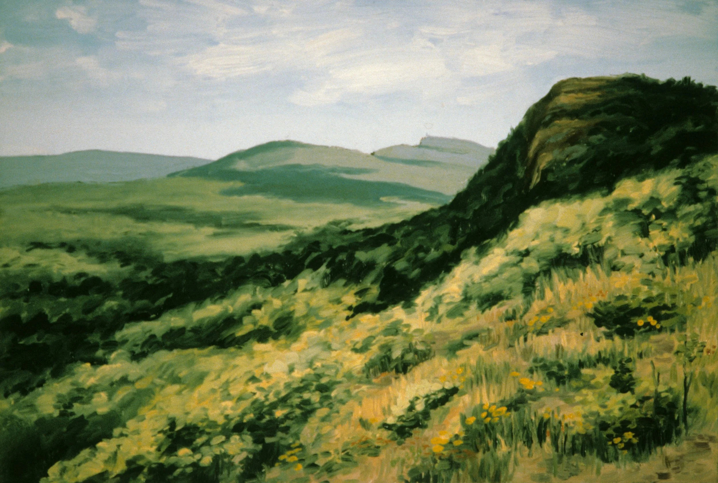 "Brockway Cliff"  5x8 Oil 1992