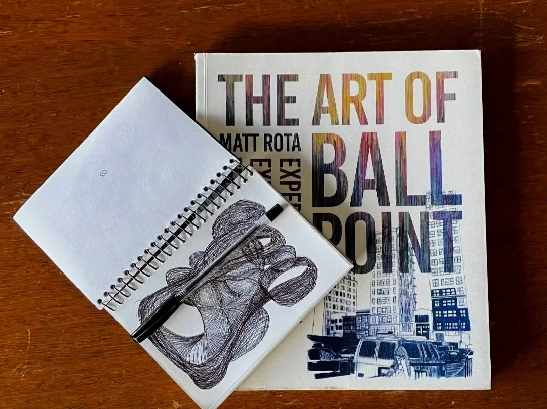 Ballpoint Pen Art: When Simple Tools Beat Complex Technology