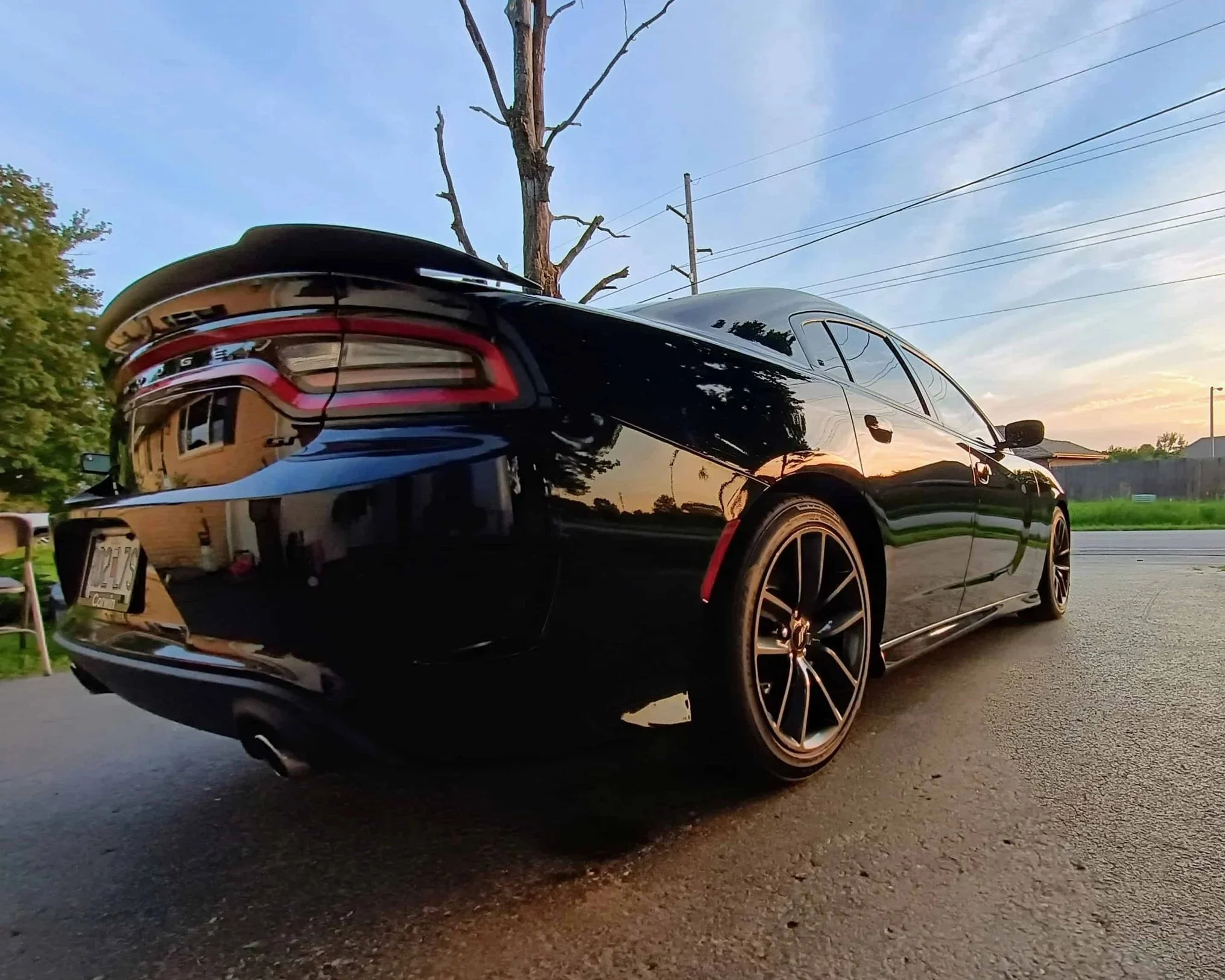 2019 Dodge Charger GT showcasing the Enthusiast Package 5-Year Ceramic Coating from Lamb Auto Detailing in Willard, MO.