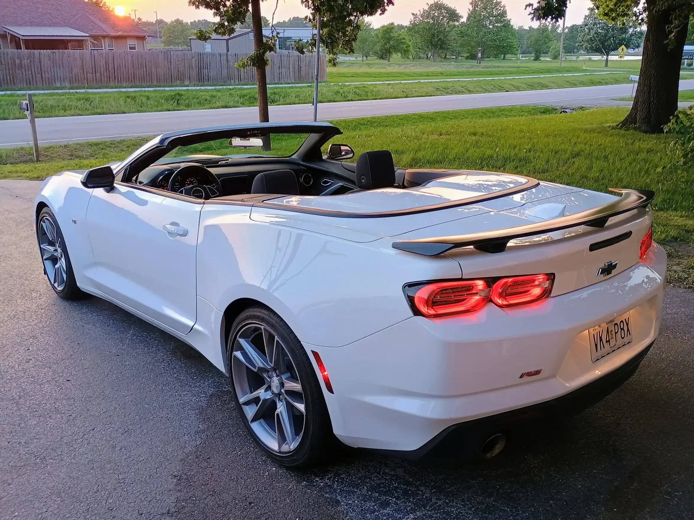 2020 Chevrolet Camaro RS showcasing the Ultimate Package Ceramic Coating from Lamb Auto Detailing in Willard, MO.