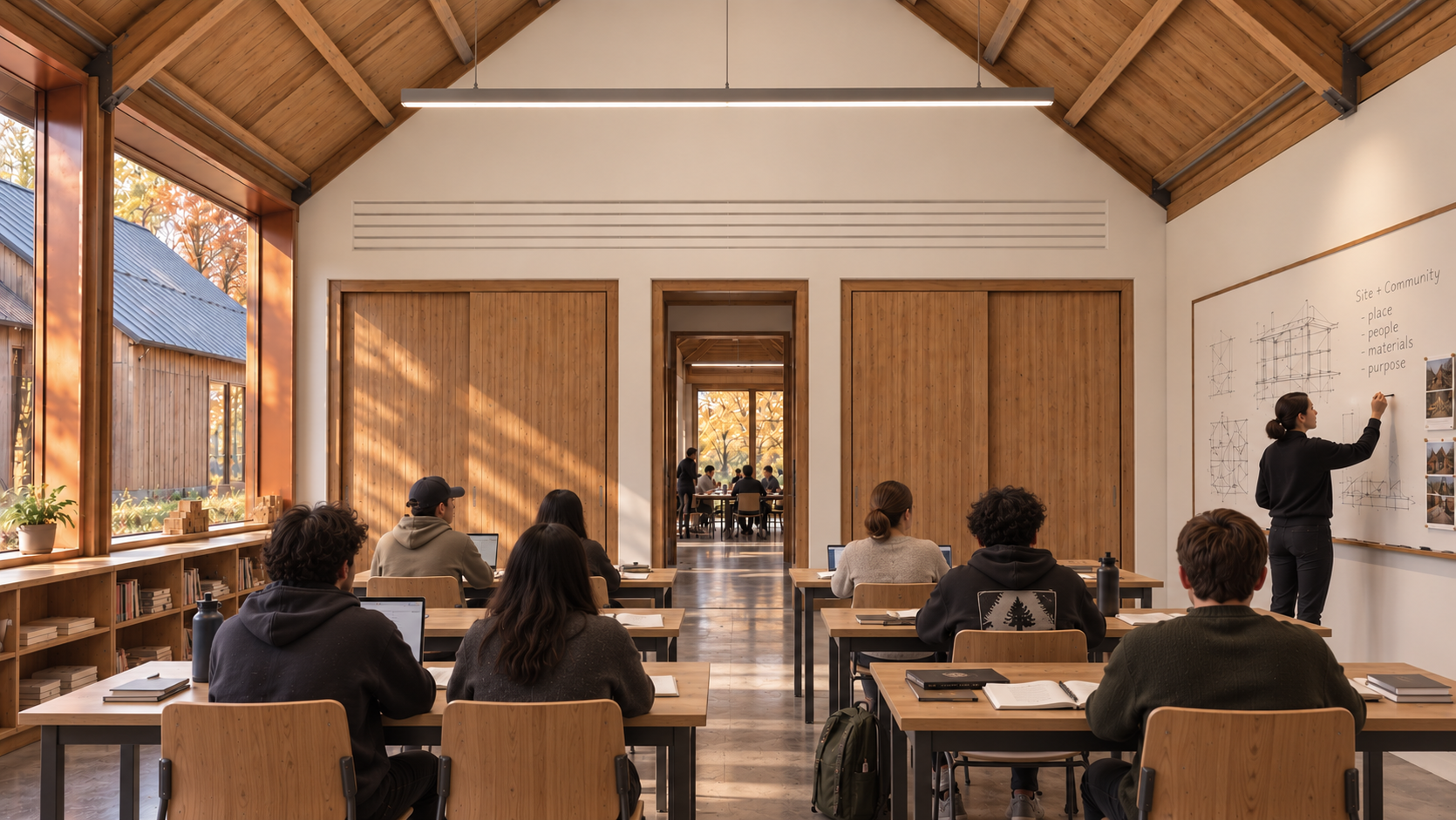 interior classroom