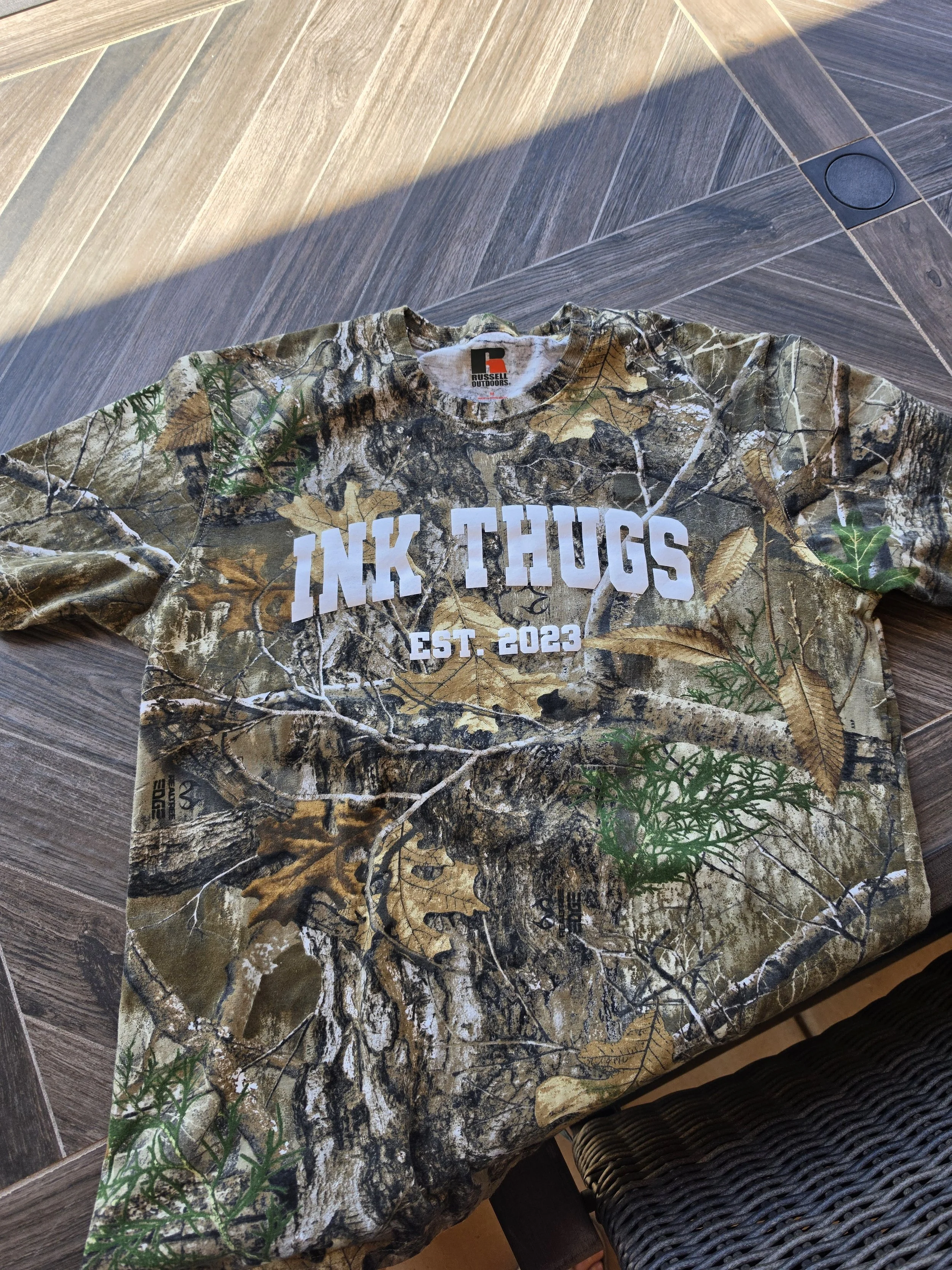 Ink Thugs Realtree camo Shop Shirt
