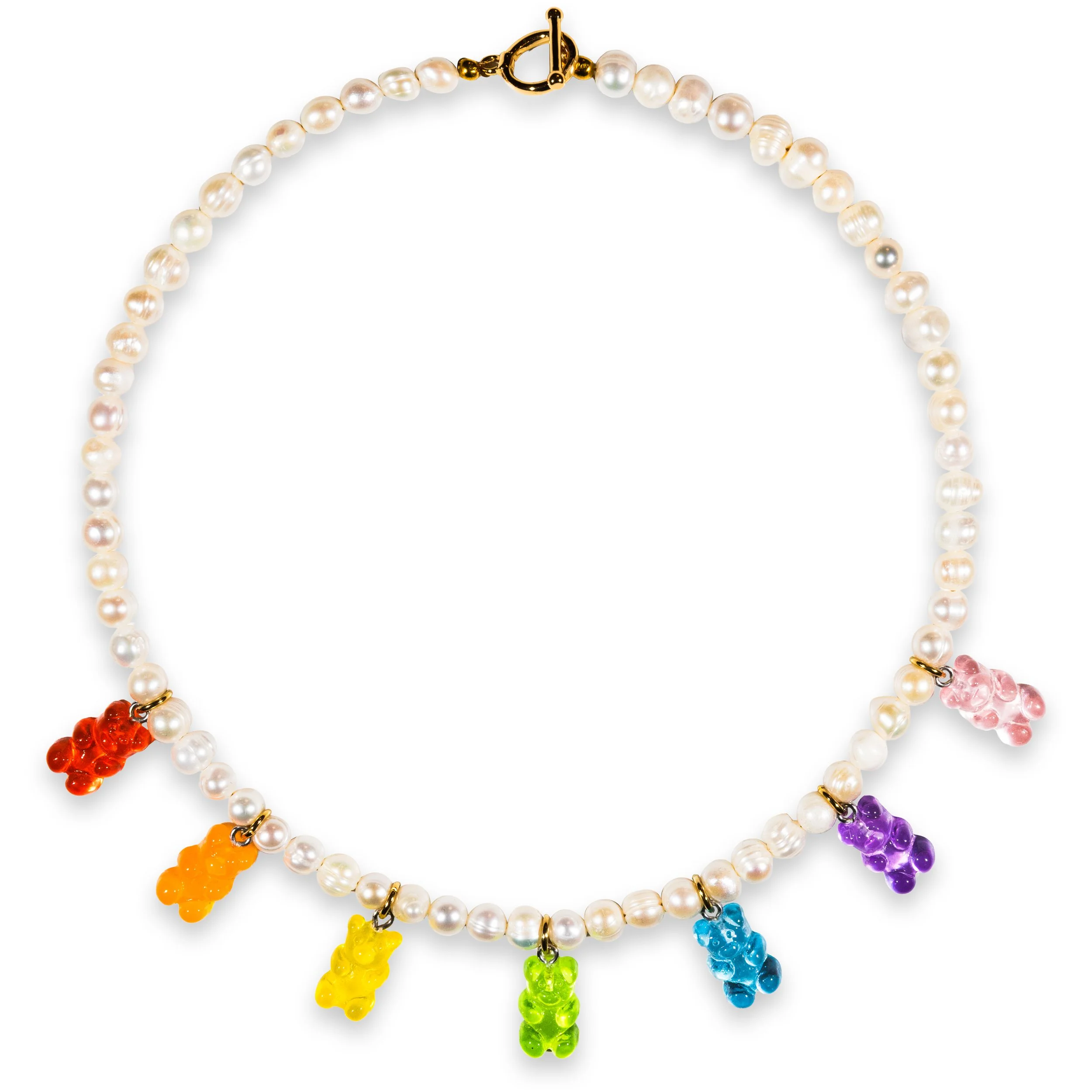 TWIN FLAME RAINBOW GUMMY PEARL CHAIN (UZI COLLAB)
