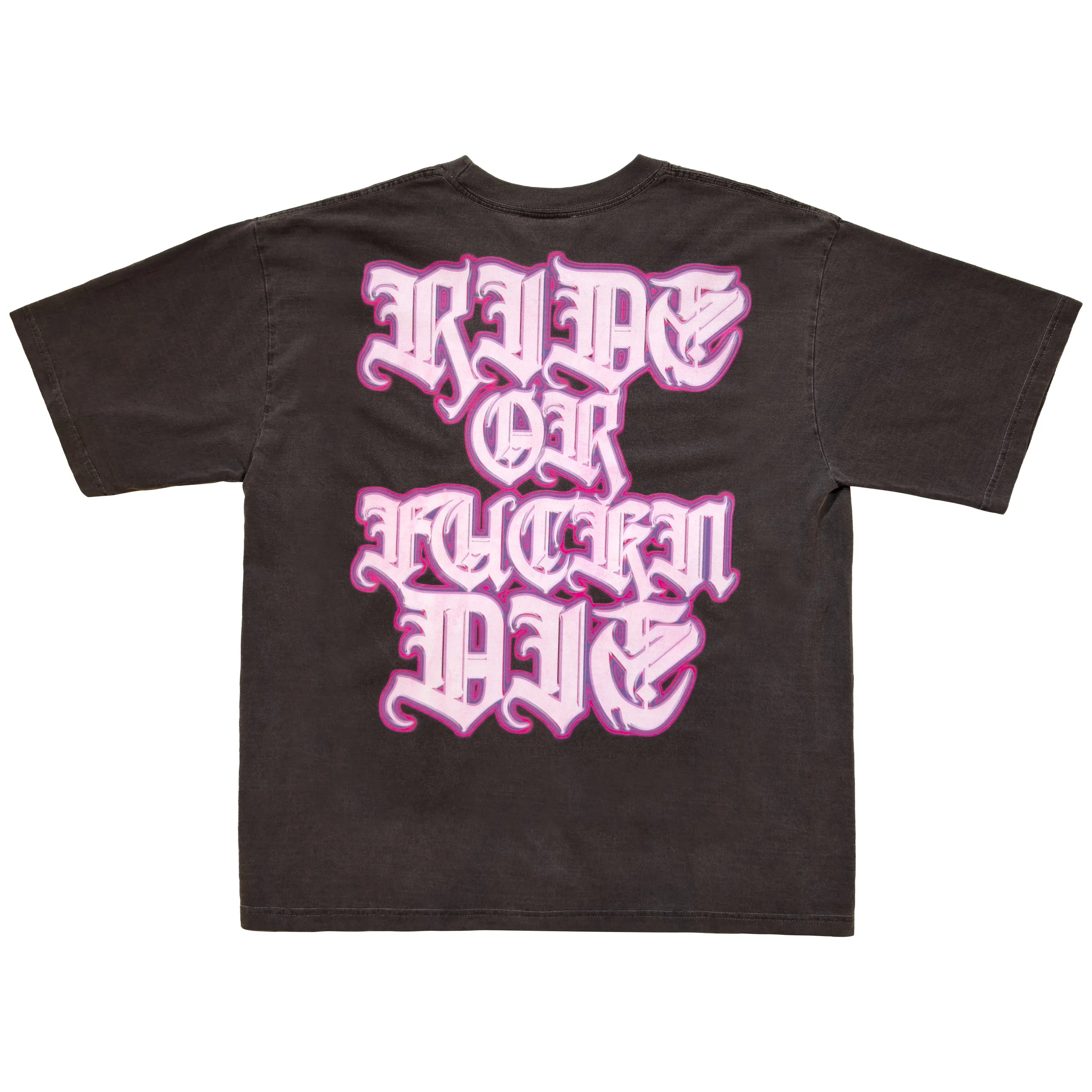 Deathside Twin Flame ROFD Mocha T-Shirt Back.jpg