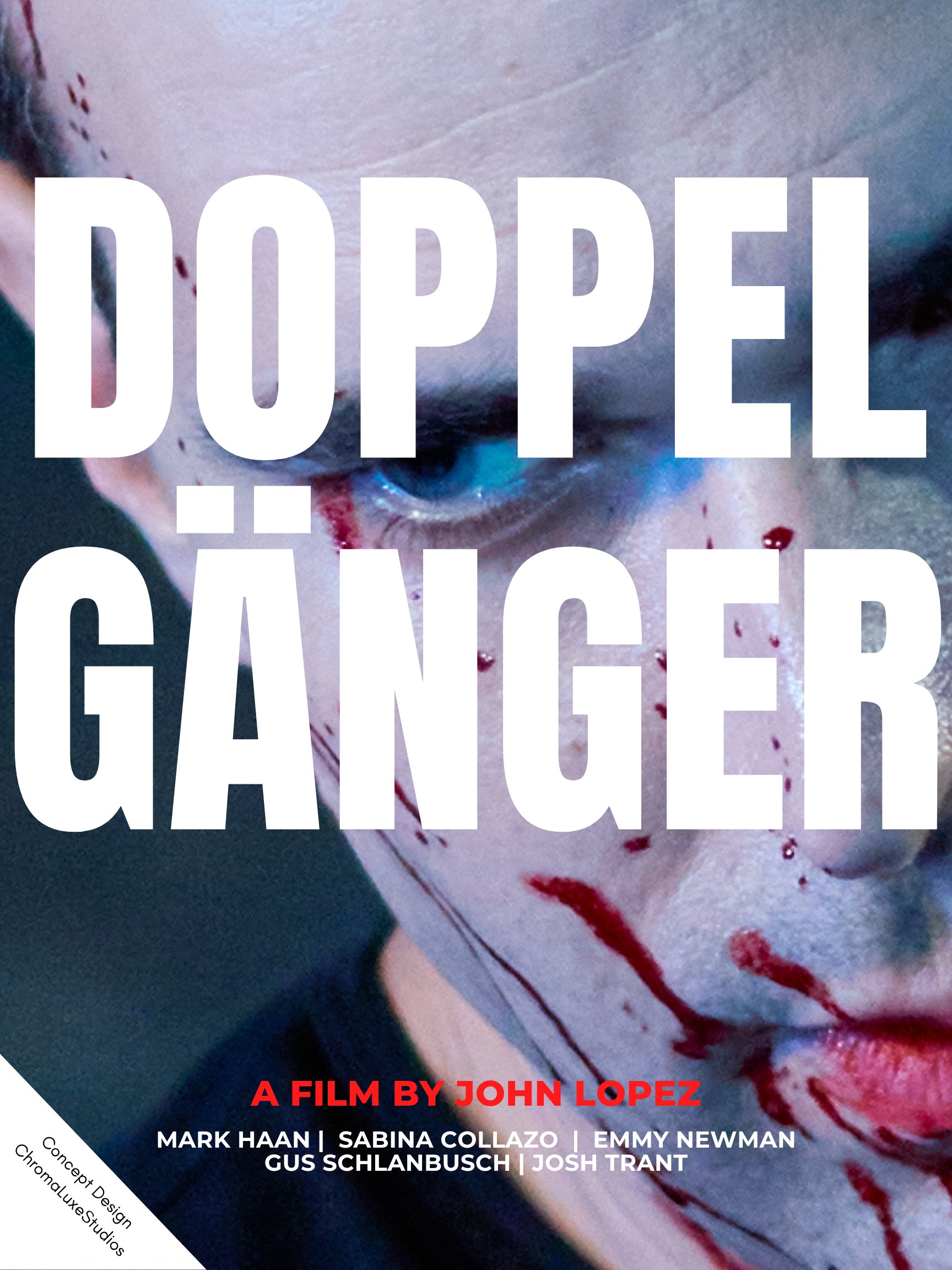 Conceptual Movie Poster for Doppelganger short film.