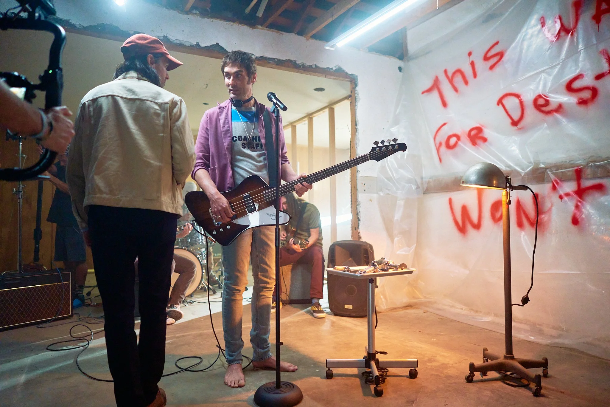 Unit stills photography, Super Fan vertical film, featuring The All-American Rejects. Behind-the-scenes Tyson Ritter and Michael Reich discuss the story.