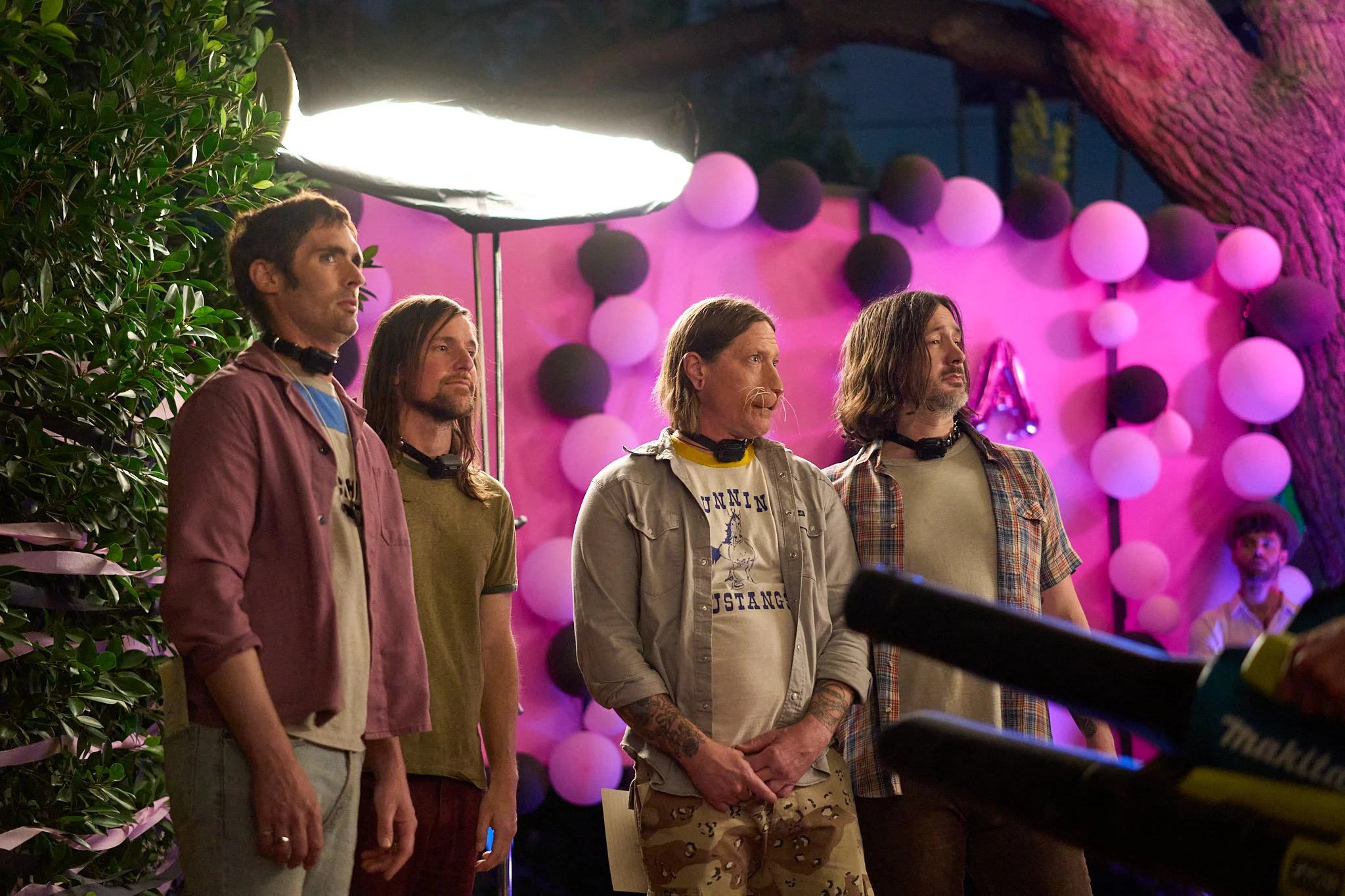 Unit stills photography, Super Fan vertical film, featuring The All-American Rejects, Tyson Ritter, Mike Kennerty, Chris Gaylor, and Nick Wheeler.