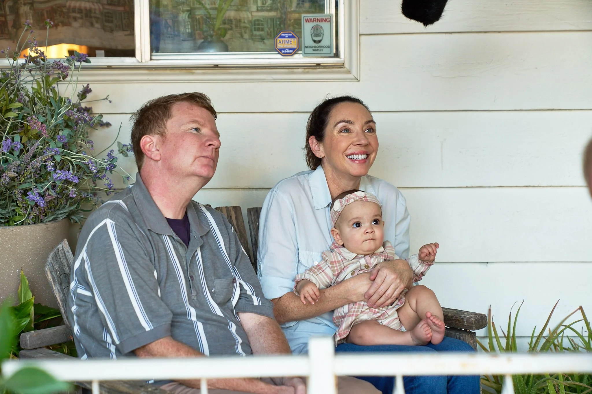 On-set unit stills photography, The Making of Jesus Diabetes, actors Brendan Jennings and Stephanie Courtney.