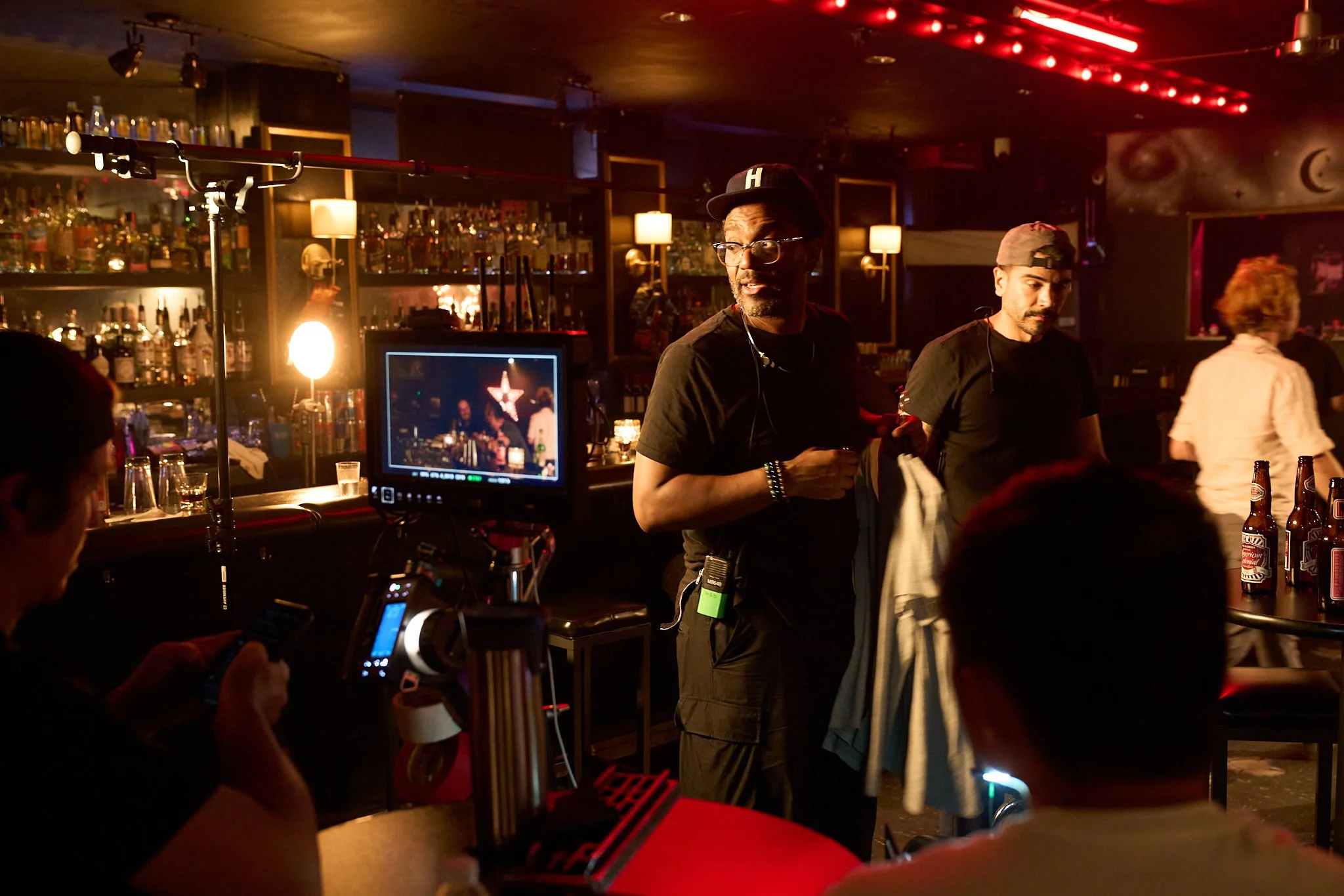 Unit stills photography, for the short film TEDDY, BTS image of the crew.