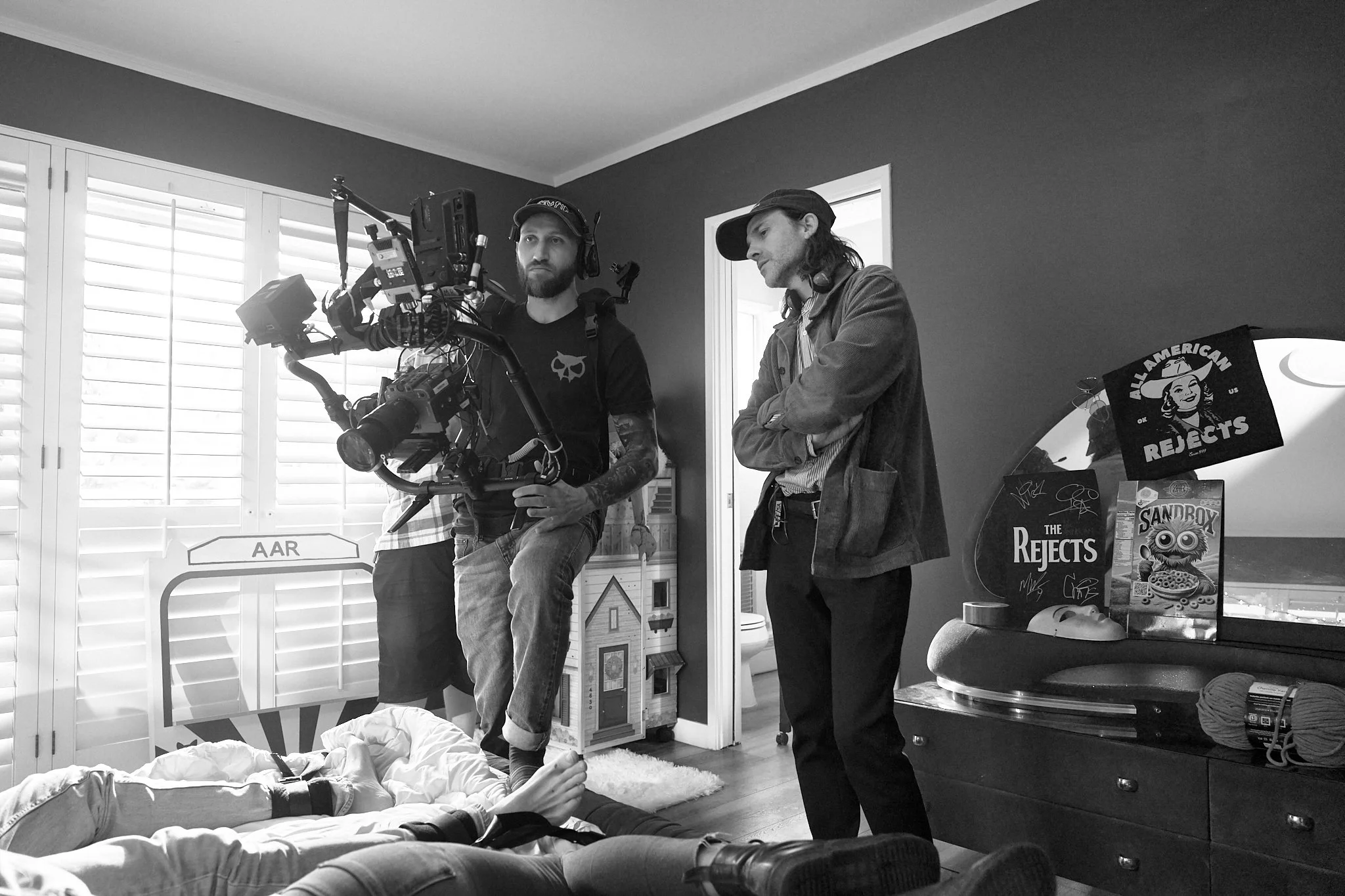 Unit stills photography, Super Fan vertical film, featuring The All-American Rejects. Behind the scenes with director Michael Reich and crew.