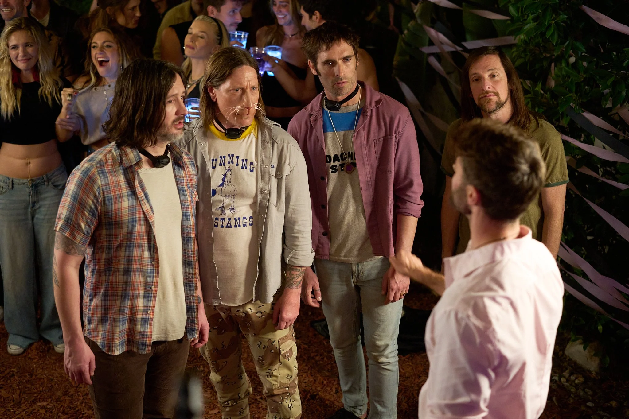 Unit stills photography, Super Fan vertical film, featuring The All-American Rejects with actor Eric Guilmette.