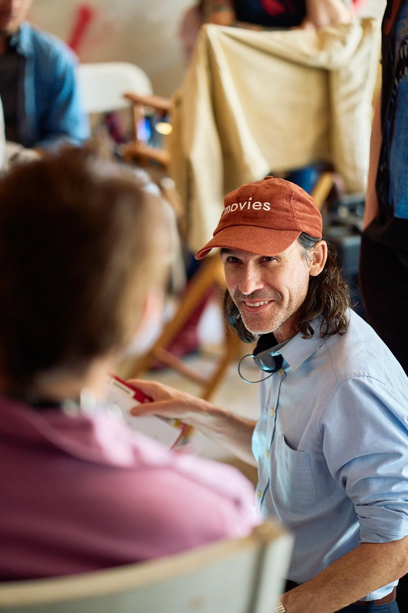 Unit stills photography, Super Fan vertical film, featuring The All-American Rejects. Director Michael Reich behind the scenes.