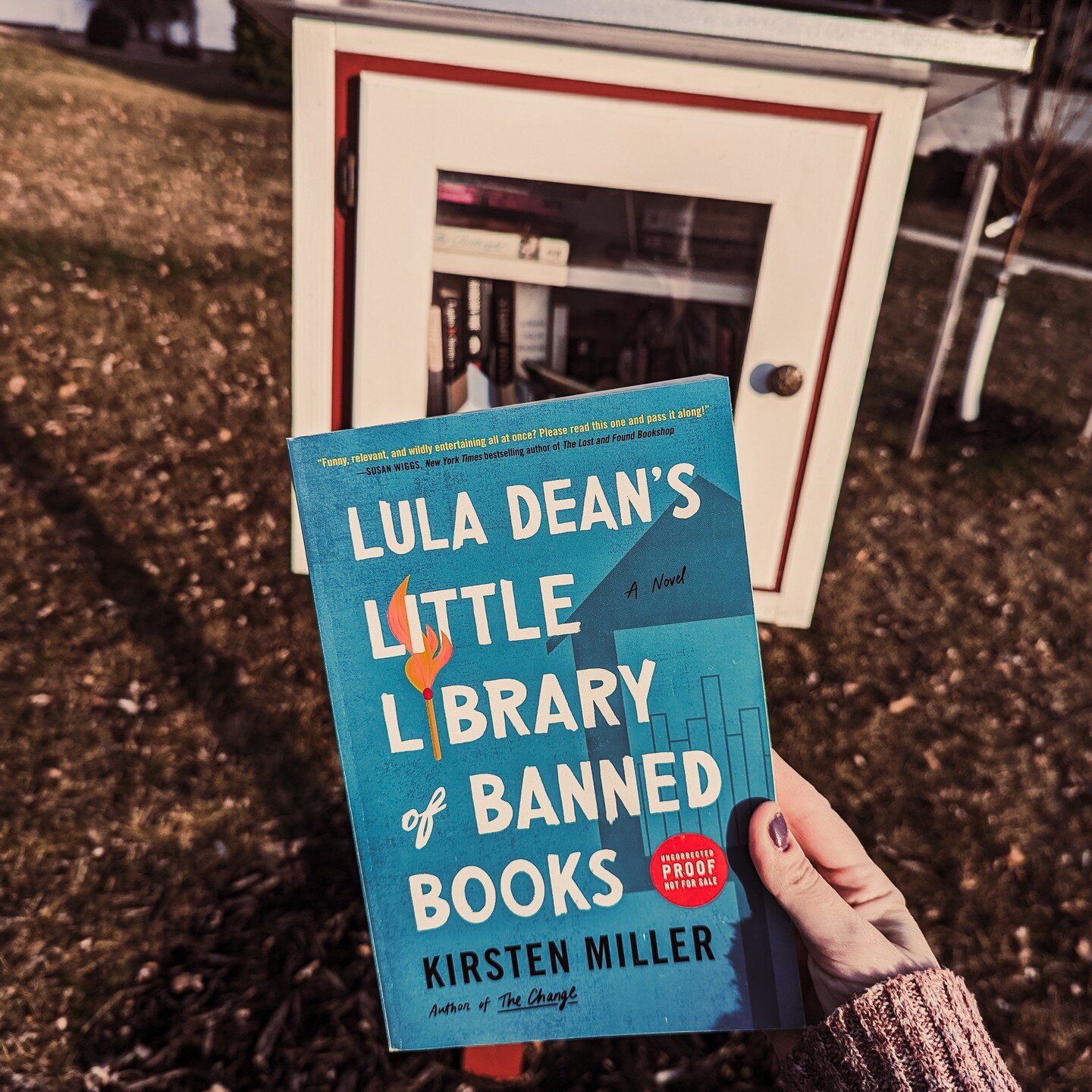 Author Kirsten Miller graciously gifted me an early copy of her brilliant new novel, LULA DEAN'S LITTLE LIBRARY OF BANNED BOOKS. 

It is such a timely, necessary book that's also hilarious and filled with heart. I adore these characters! I laughed, I