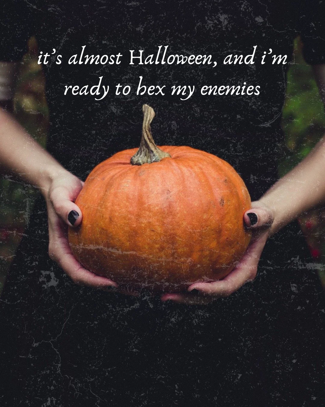 It's almost Halloween! My favorite time of year, when the air turns crisp, the leaves reveal their true colors, and the shadows dance. 

#Halloween2025 #meme #Halloweenmeme #spookyseason #spookyvibes