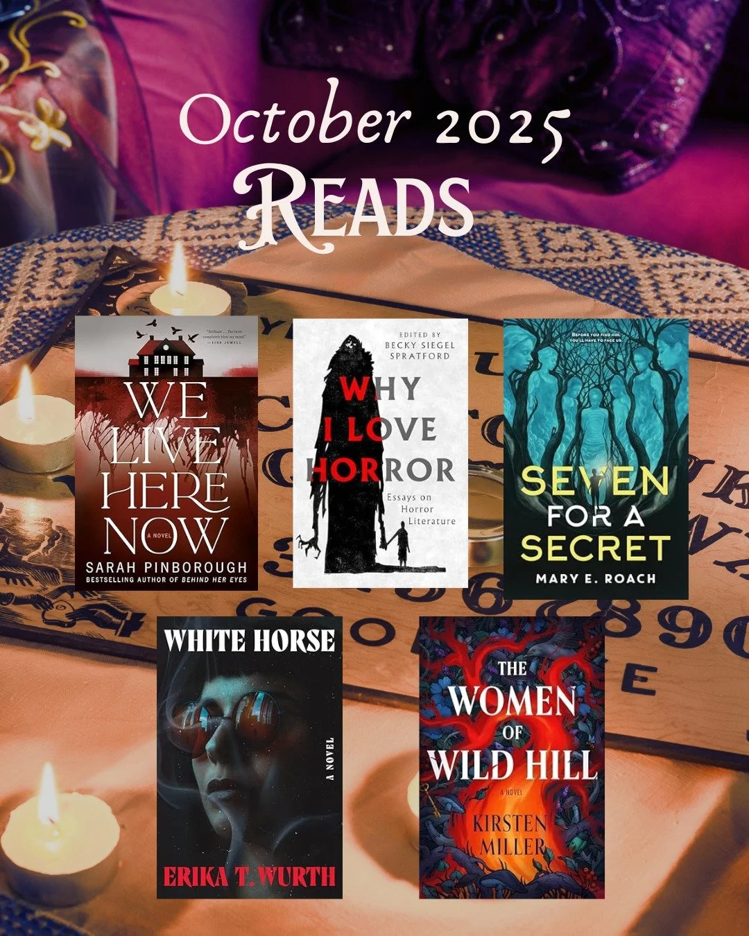 October was a slower reading month for me, since I was busy with life. But the books I read were all fabulous! 

WHY I LOVE HORROR was a special treat. I found so many new-to-me horror authors by reading their personal essays on what horror means to 