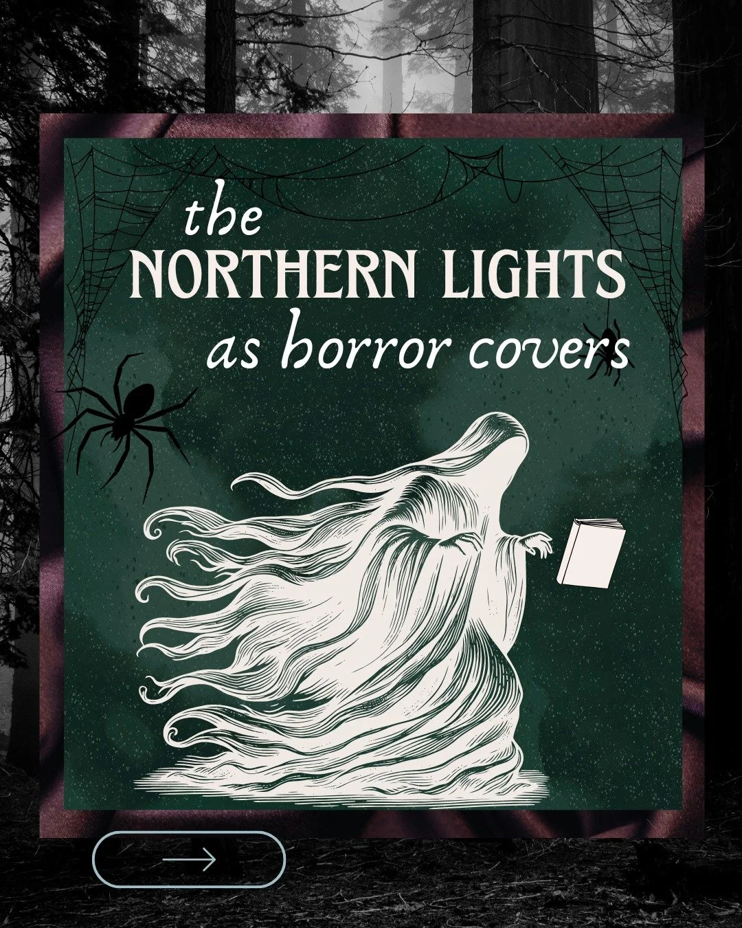 I live in Minnesota, and Tuesday night the Northern Lights were out in full force. They were beautiful and mesmerizing, and they reminded me of some horror book covers. Why not let Mother Nature recommend some horror novels to read?!

Did you see the
