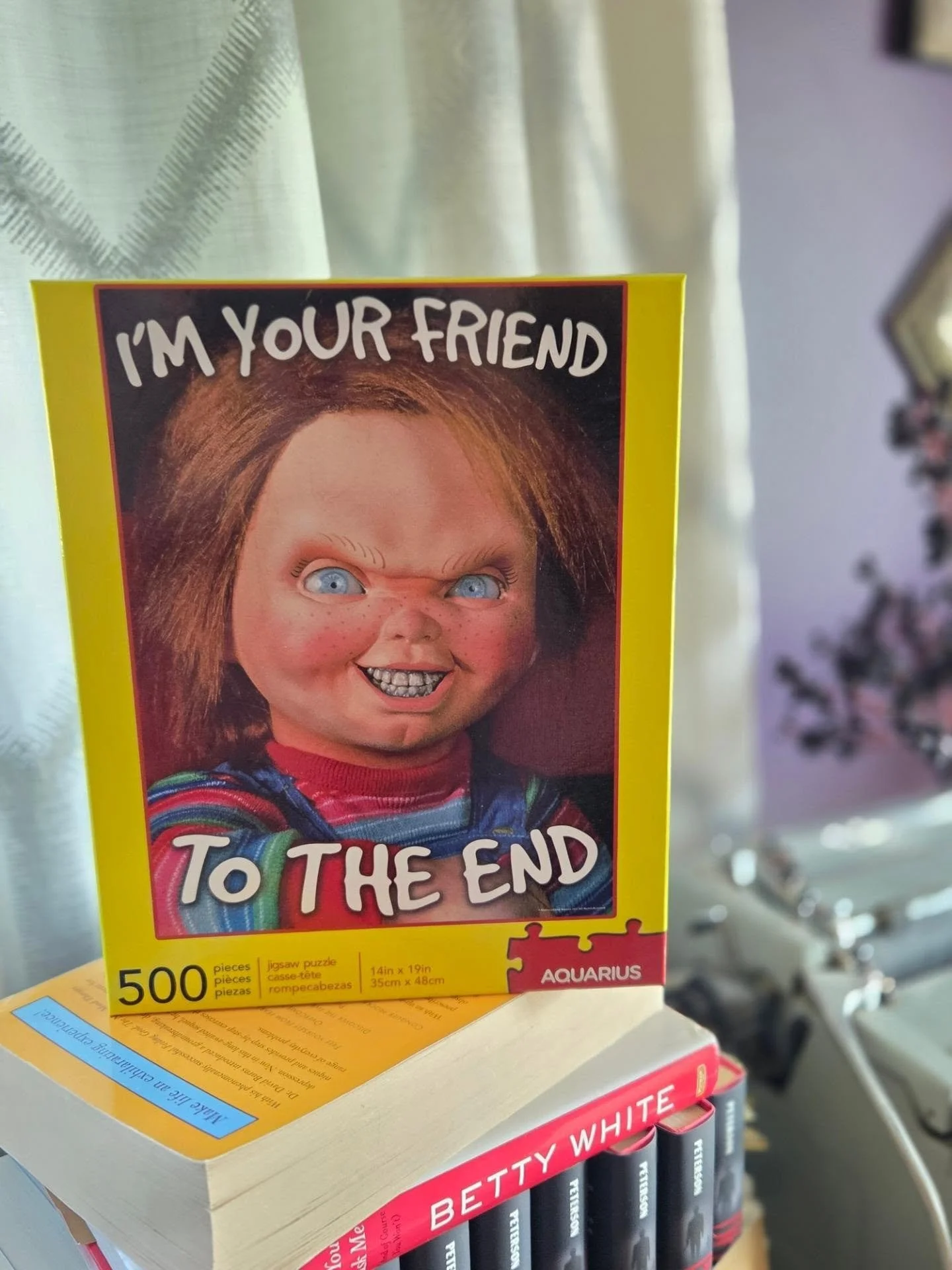 A dear friend dropped this off on my porch and then tried to sneak away. I love my weirdos. 🖤🖤