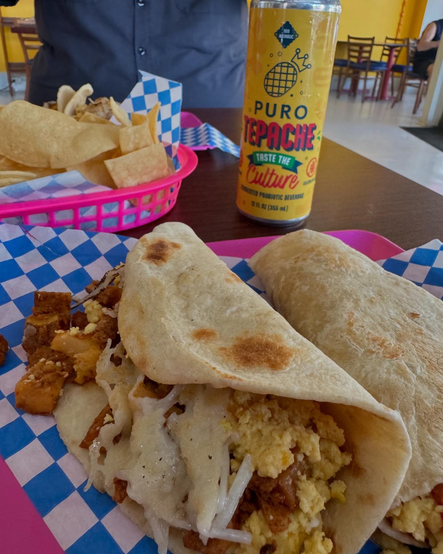 Amazing breakfast at @plantaqueria - such a treat to have this place downtown!