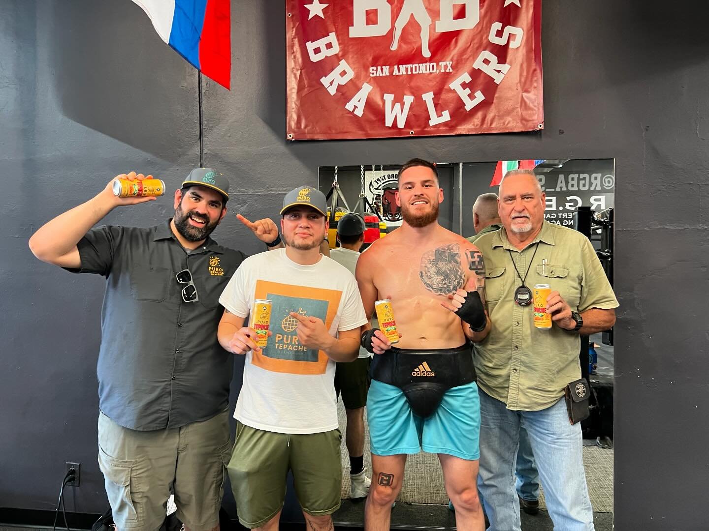 This week, our champion @edortiz1591 welcomed us to his training session so we showed up with Puro Tepache! We are beyond proud to be a part of Team Ortiz and know he’ll show out in his upcoming fight on August 31st - watch it on UFC fight pass
