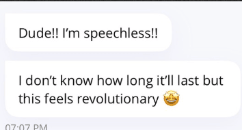 The surgery worked