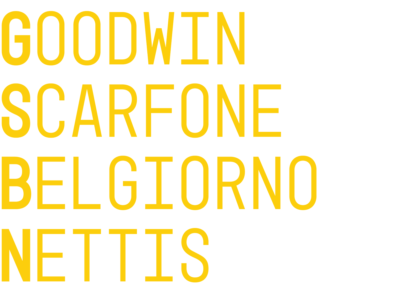 GOODWIN SCARFONE BELGIORNO-NETTIS