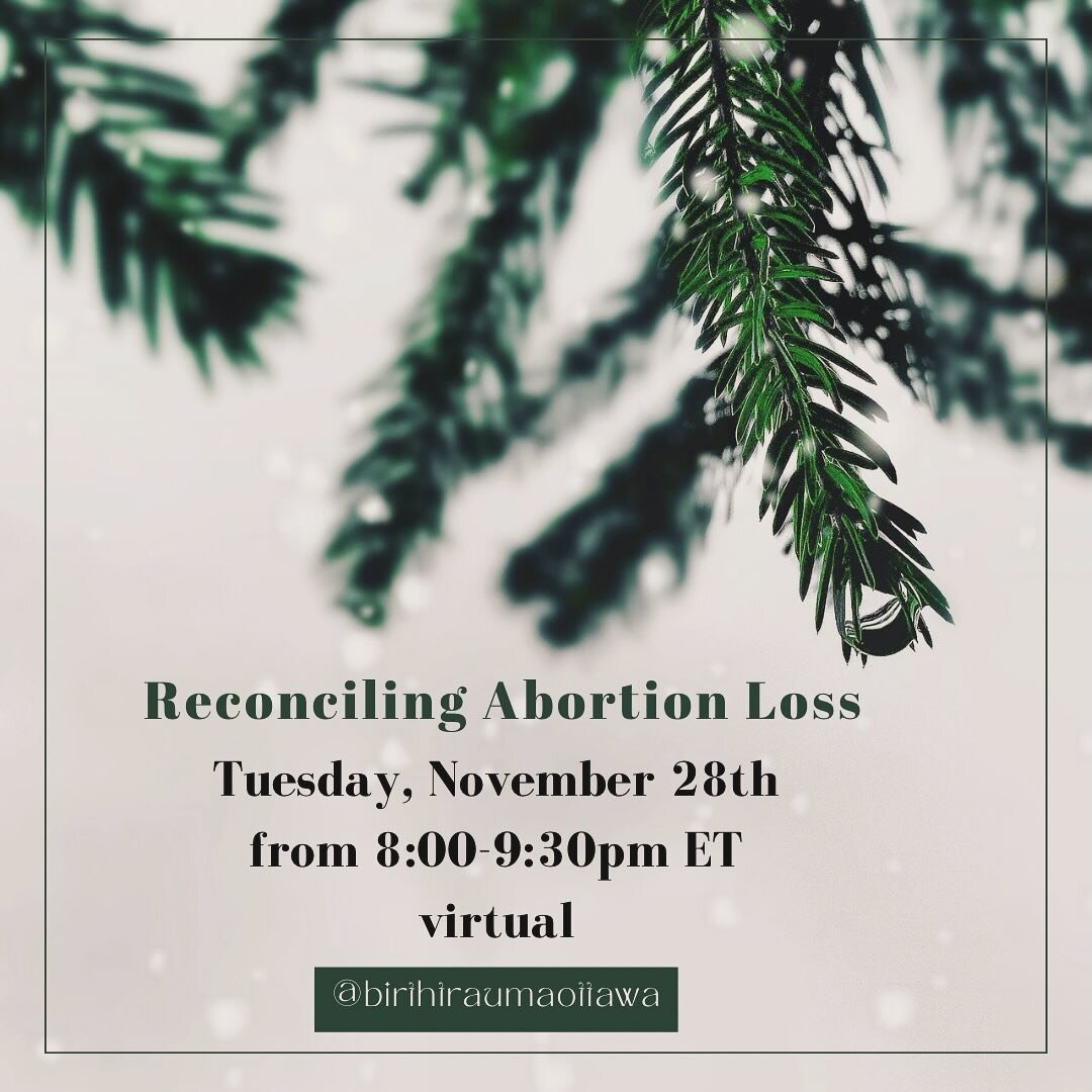 We&rsquo;ll be holding our Reconciling Abortion Loss Support Group tomorrow Tuesday, November 28th from 8:00pm-9:30pm ET. The group will be held virtually and is free to attend. There is no time limit on when you experienced your abortion, it could b