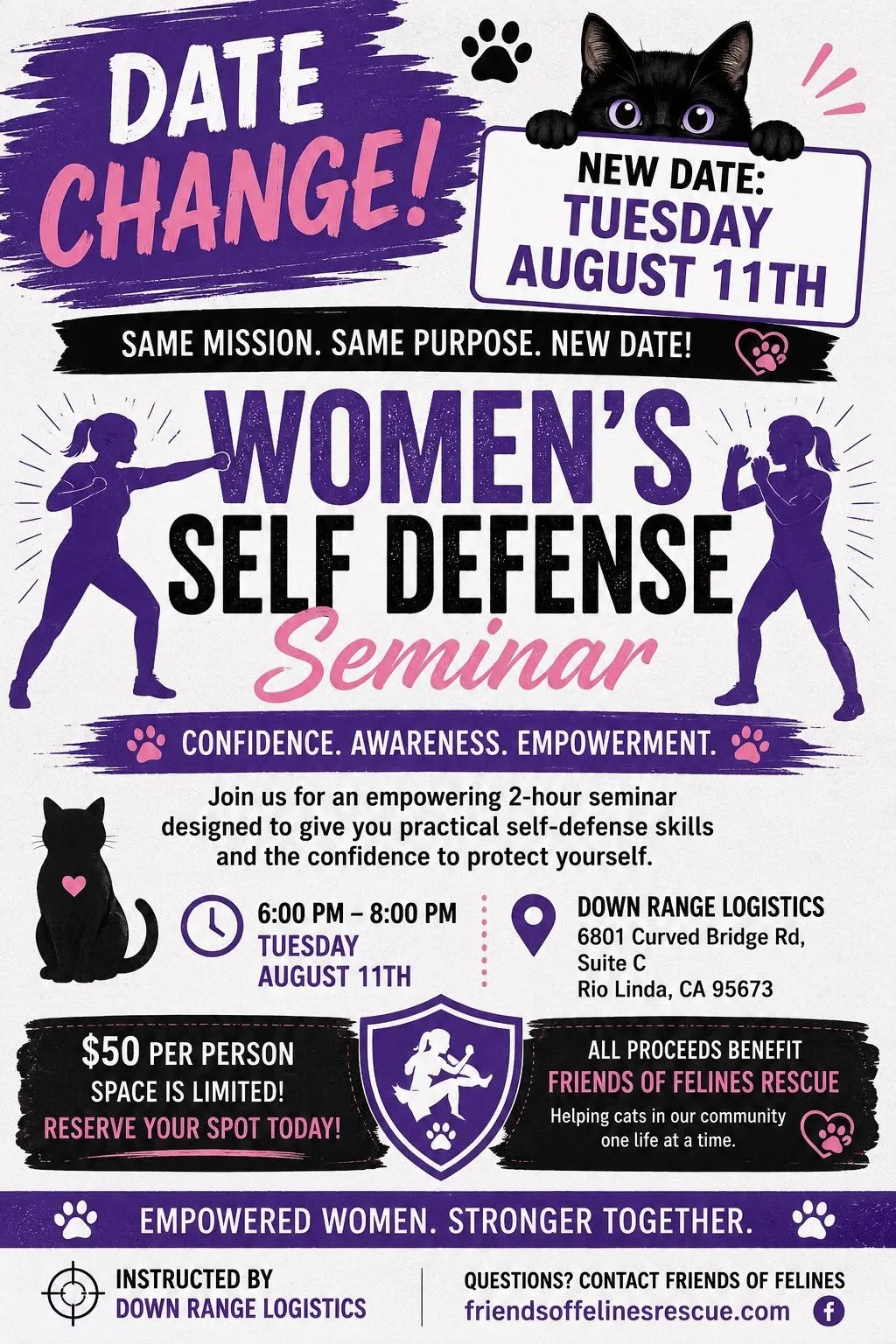 Women’s self defense class
