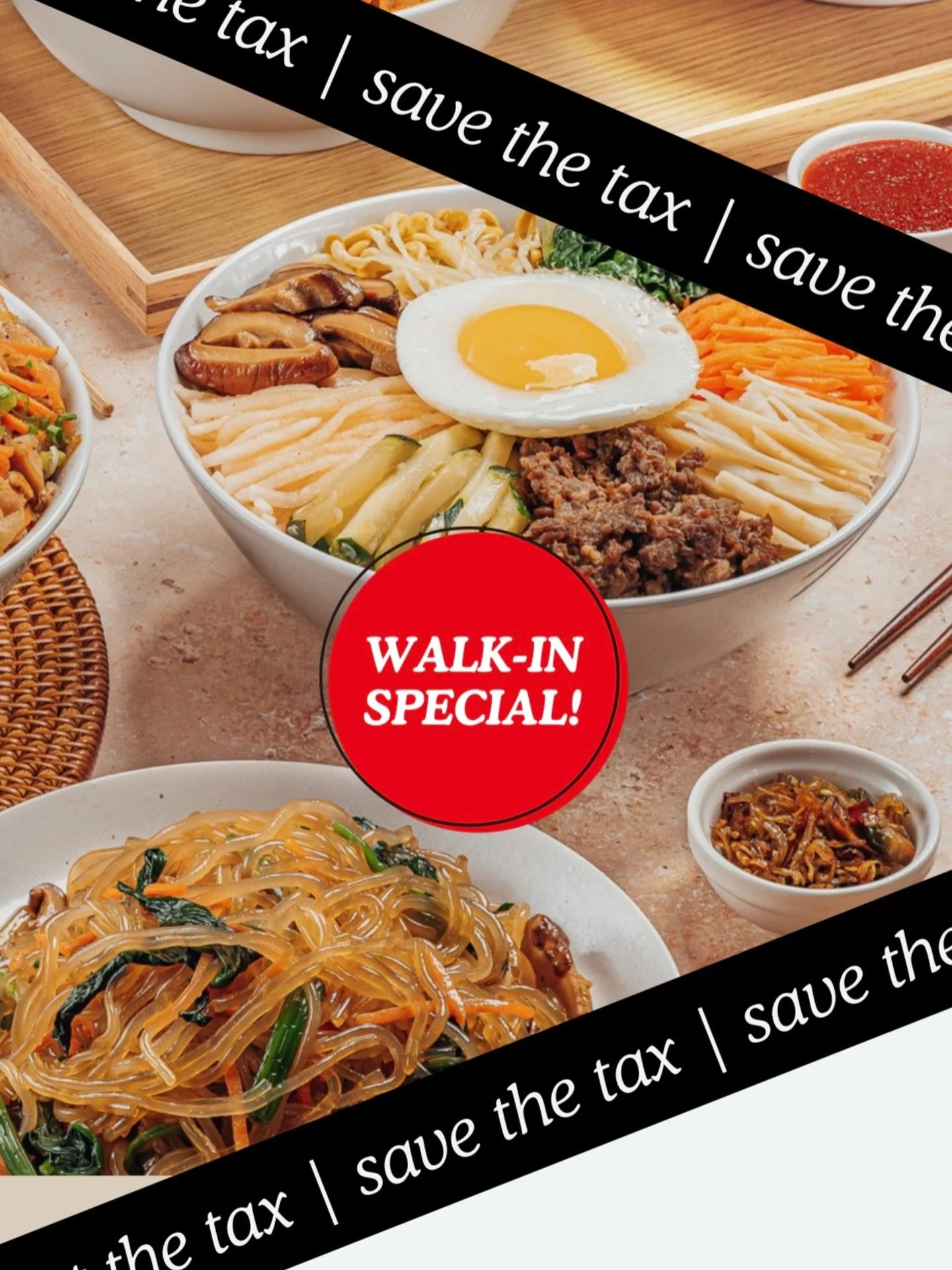New year reset 💼📚
To thank you for a great year,
Save the Tax promo ends this Friday! ✨ 
(In-store purchase only/ Limited time offer) #newyear#resolution#bibimbapbowl#koreanfood#wellingtonmarket