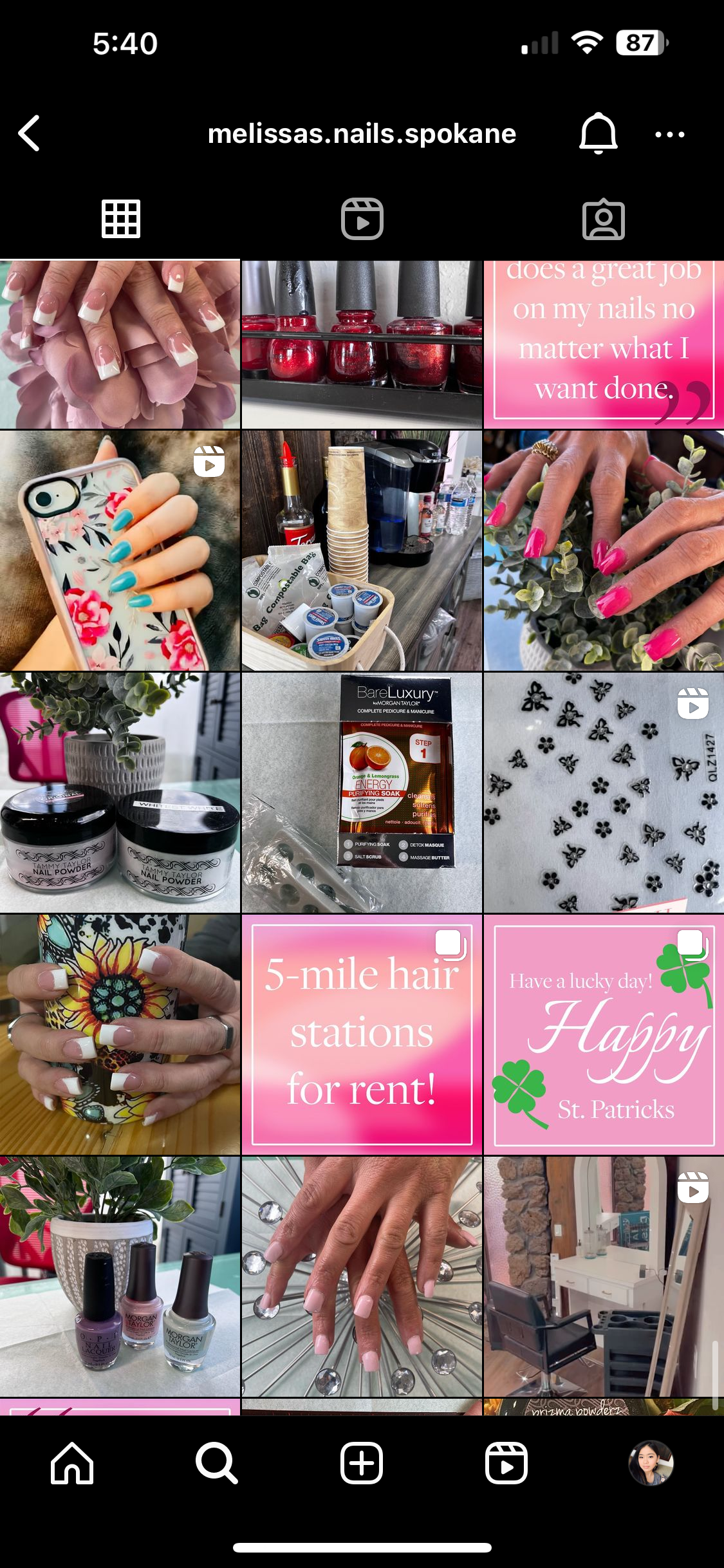 Full overview of instagram post