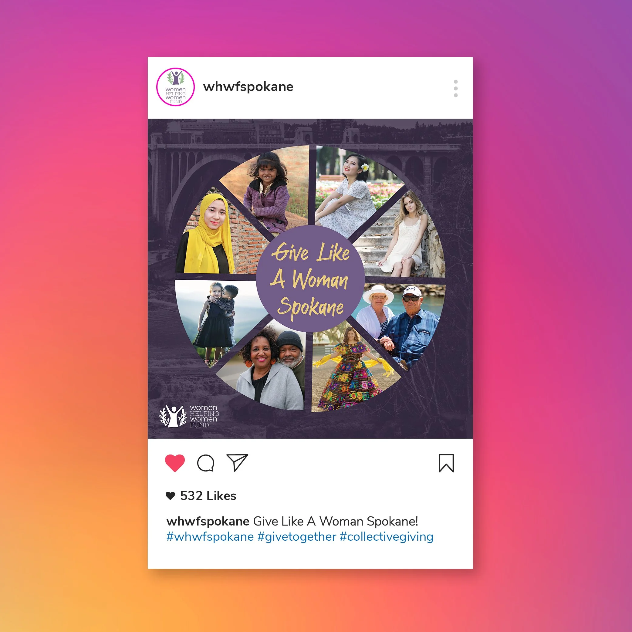 Women Helping Women Fund instagram post