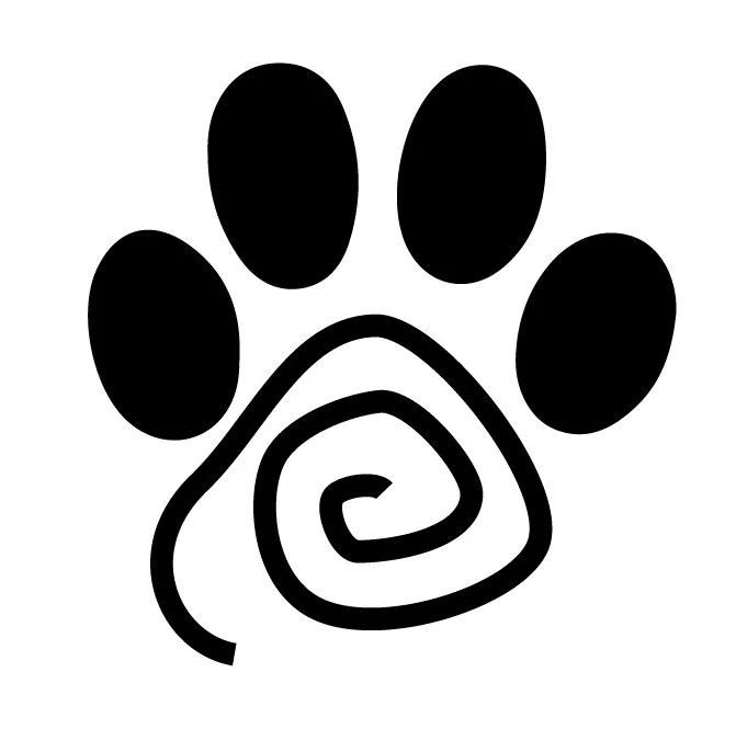 Extra Swirly paw