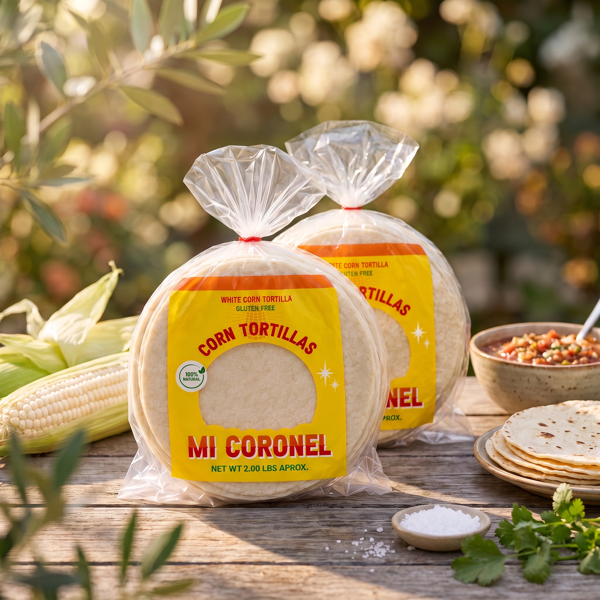 White Corn Tortilla 6"