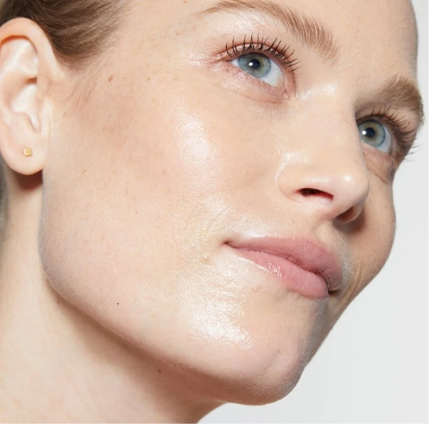 Woman doing facial at medspa brampton