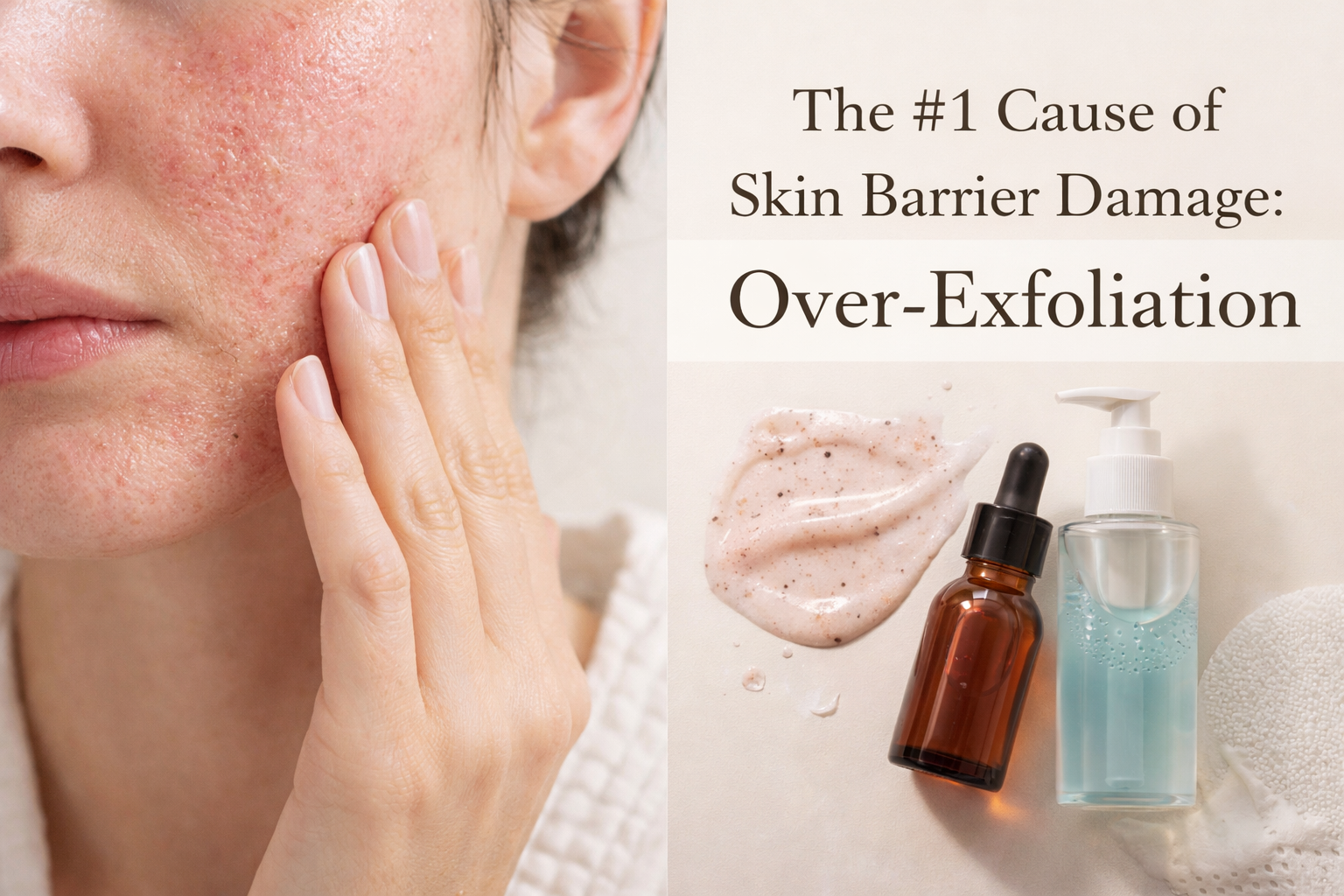 Over-Exfoliation: The #1 Cause of Skin Barrier Damage