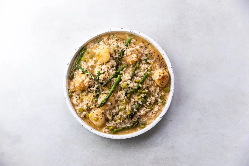 Asparagus and Scallop Risotto — Silvia's Italian Masterclass