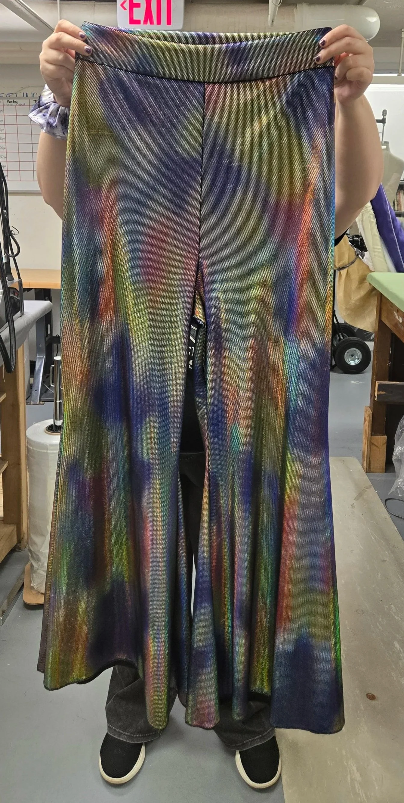 Pants in final fabric