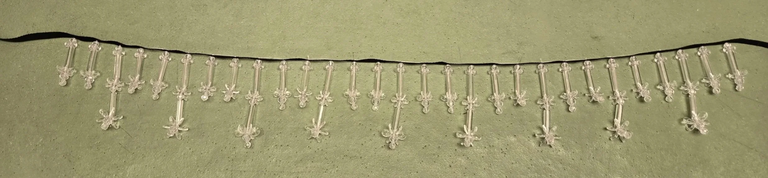 Making a beaded trim