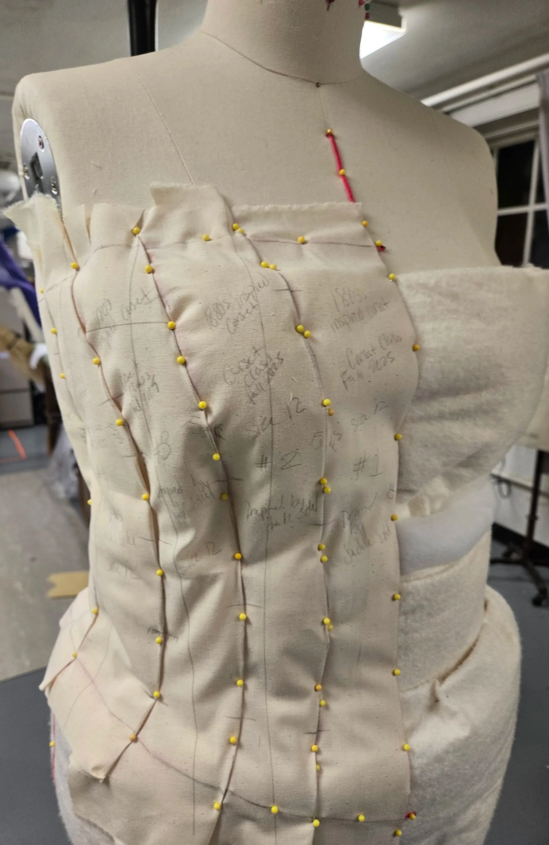 Draping the corset
