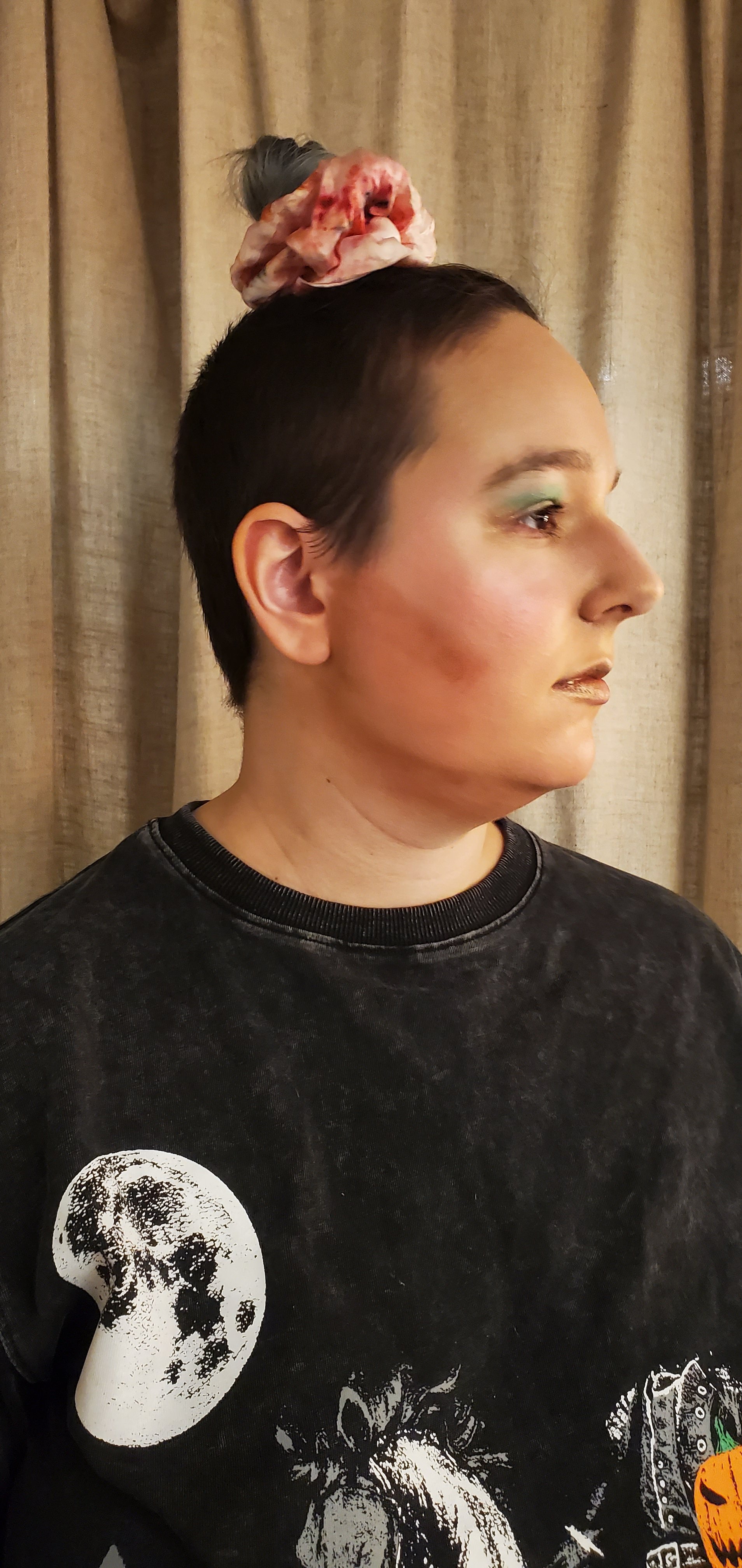 Tinker Bell Glamour Makeup - Right Side