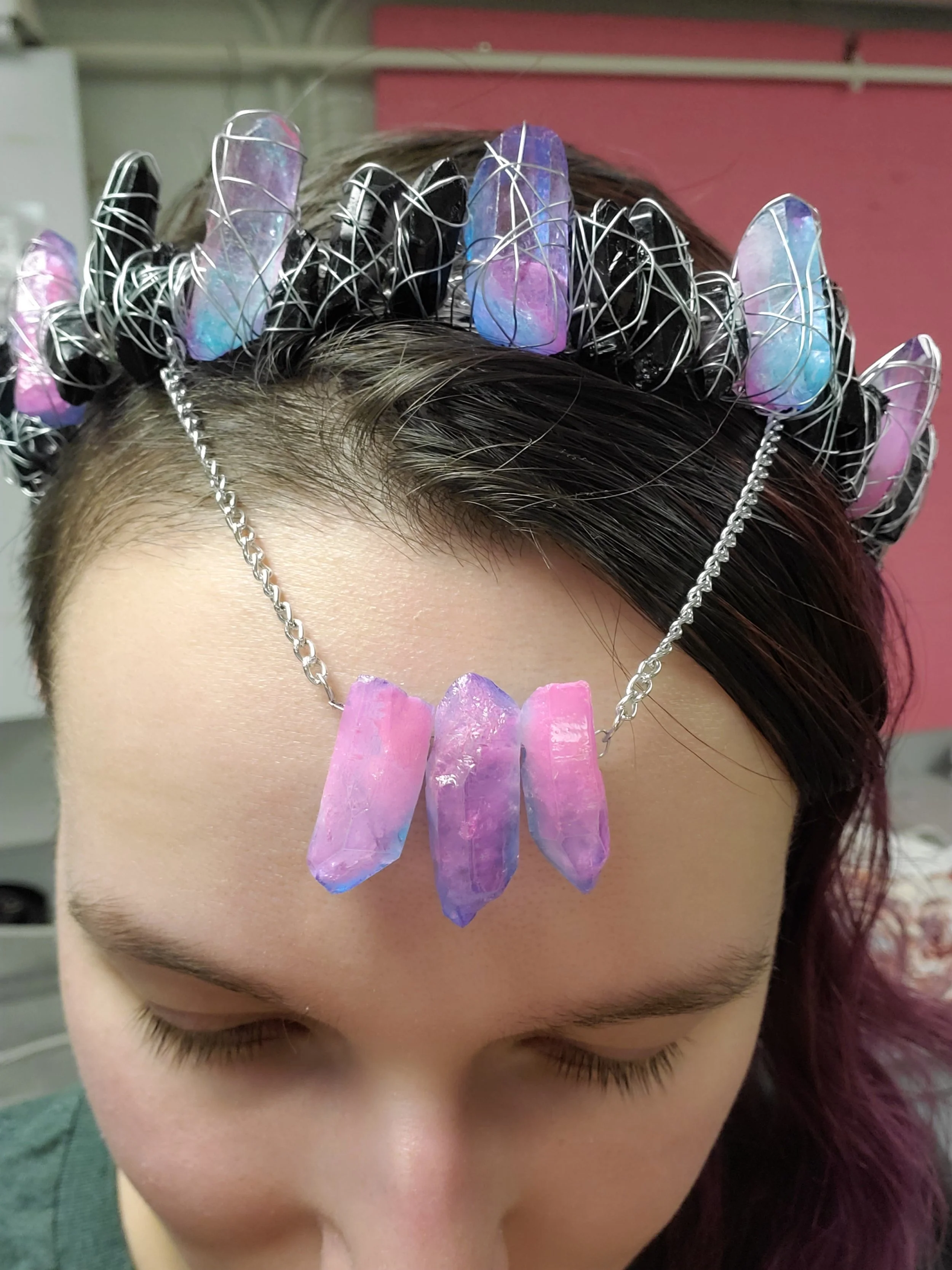 Adding dangling crystals